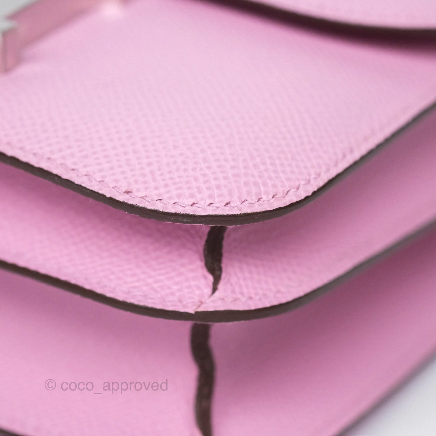 Hermès Constance Mini 18cm Mauve Sylvestre X9 Epsom Palladium Hardware