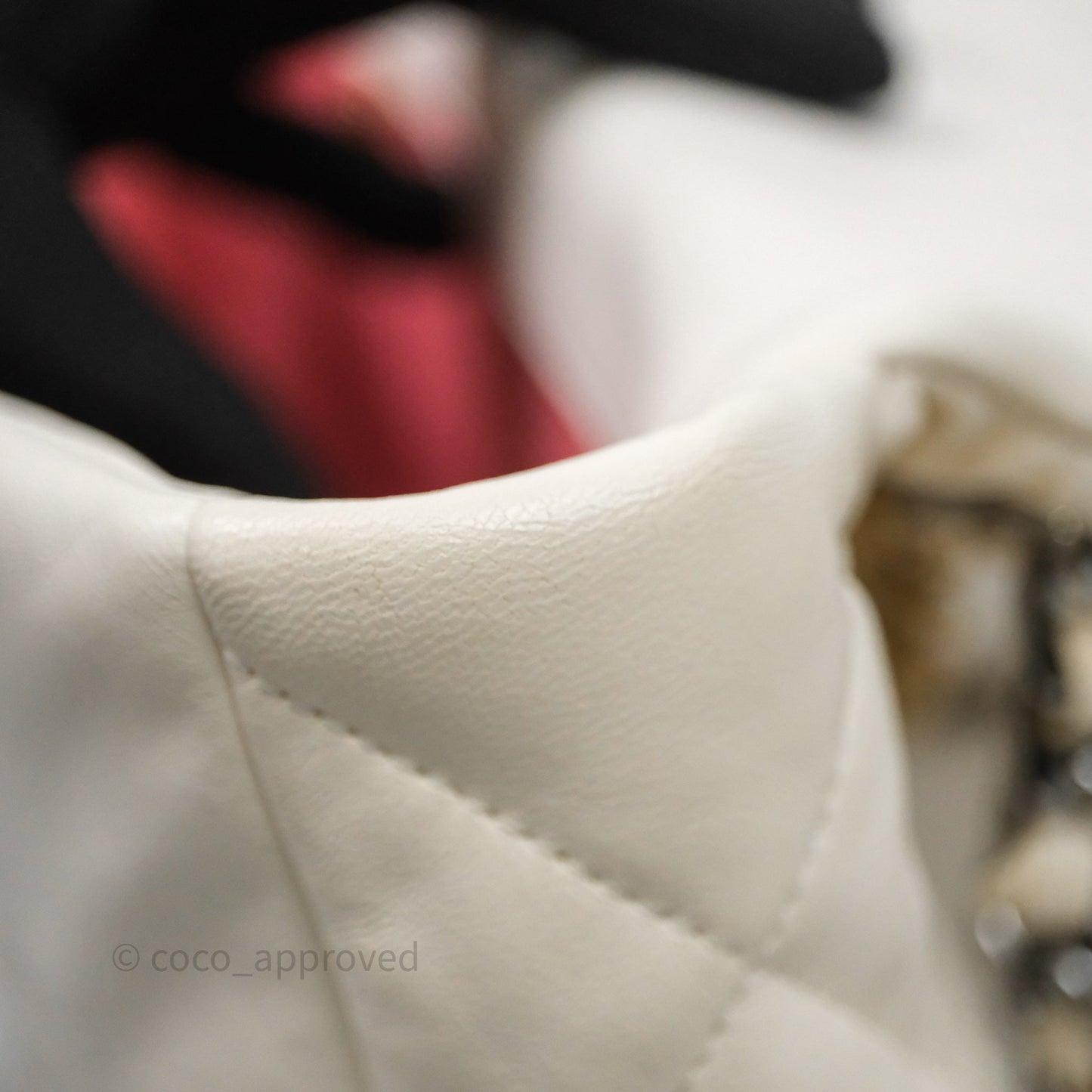 Chanel 19 Small Ivory White Mixed Hardware