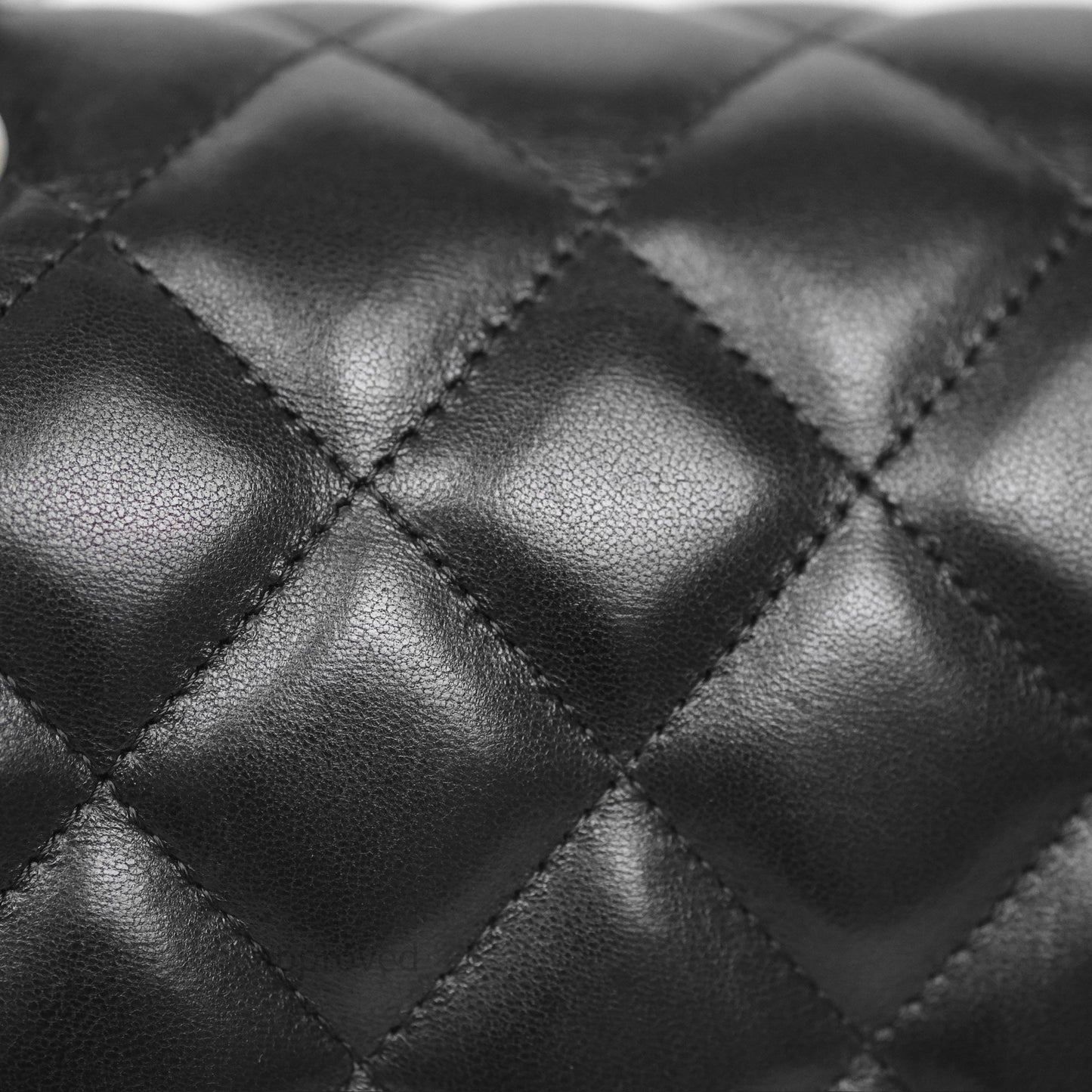 Chanel Jumbo Double Flap Black Lambskin Silver Hardware⁣⁣