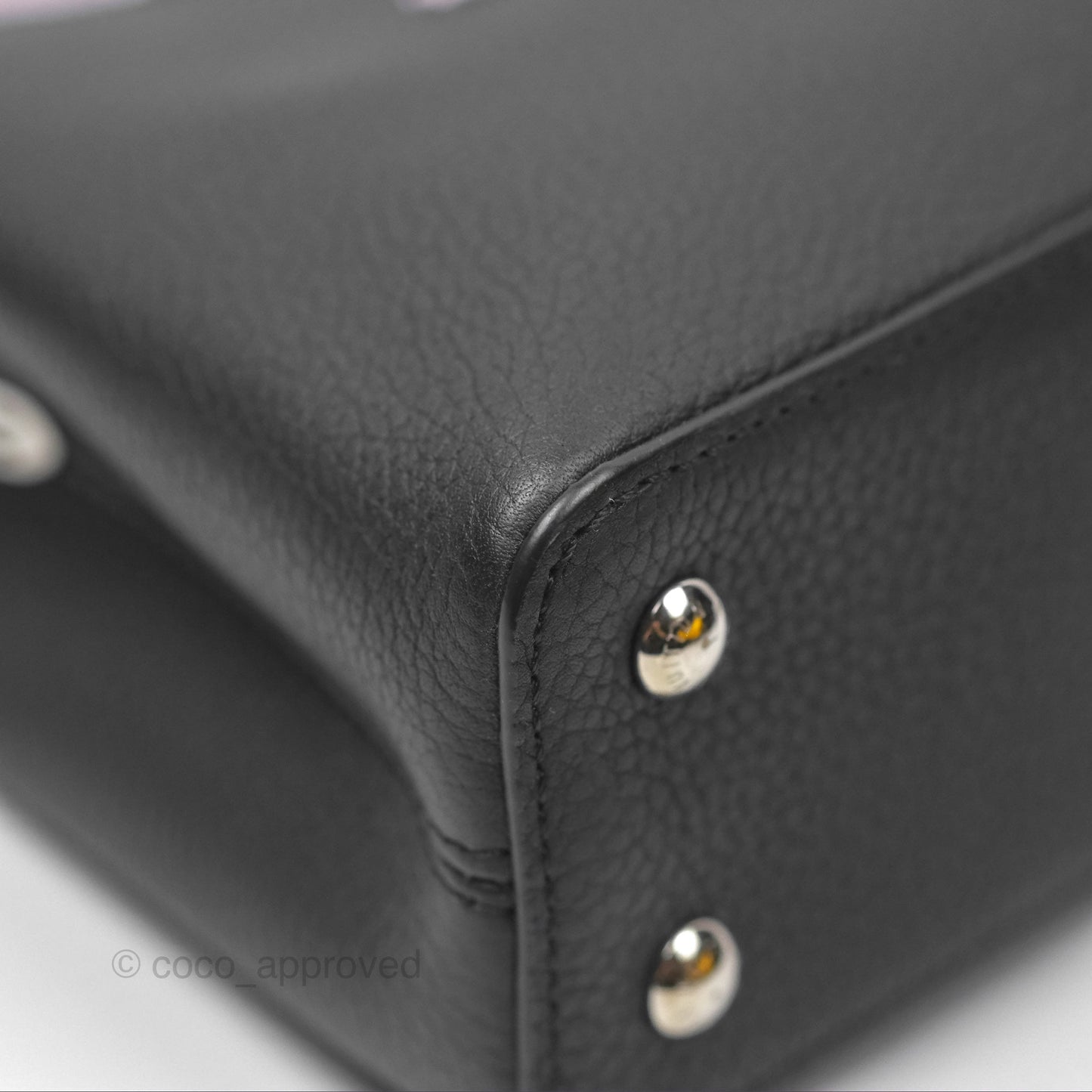 Louis Vuitton Capucines Mini Black in Taurillon Leather and Shiny Python leather