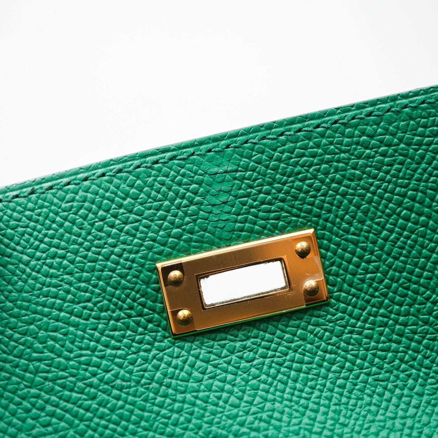 Hermes Kelly 25 Sellier Vert Vertigo Epsom Gold Hardware