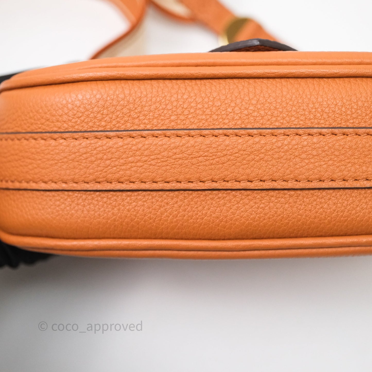 Louis Vuitton Pont 9 Soft PM Brown Grained Calfskin Gold Hardware