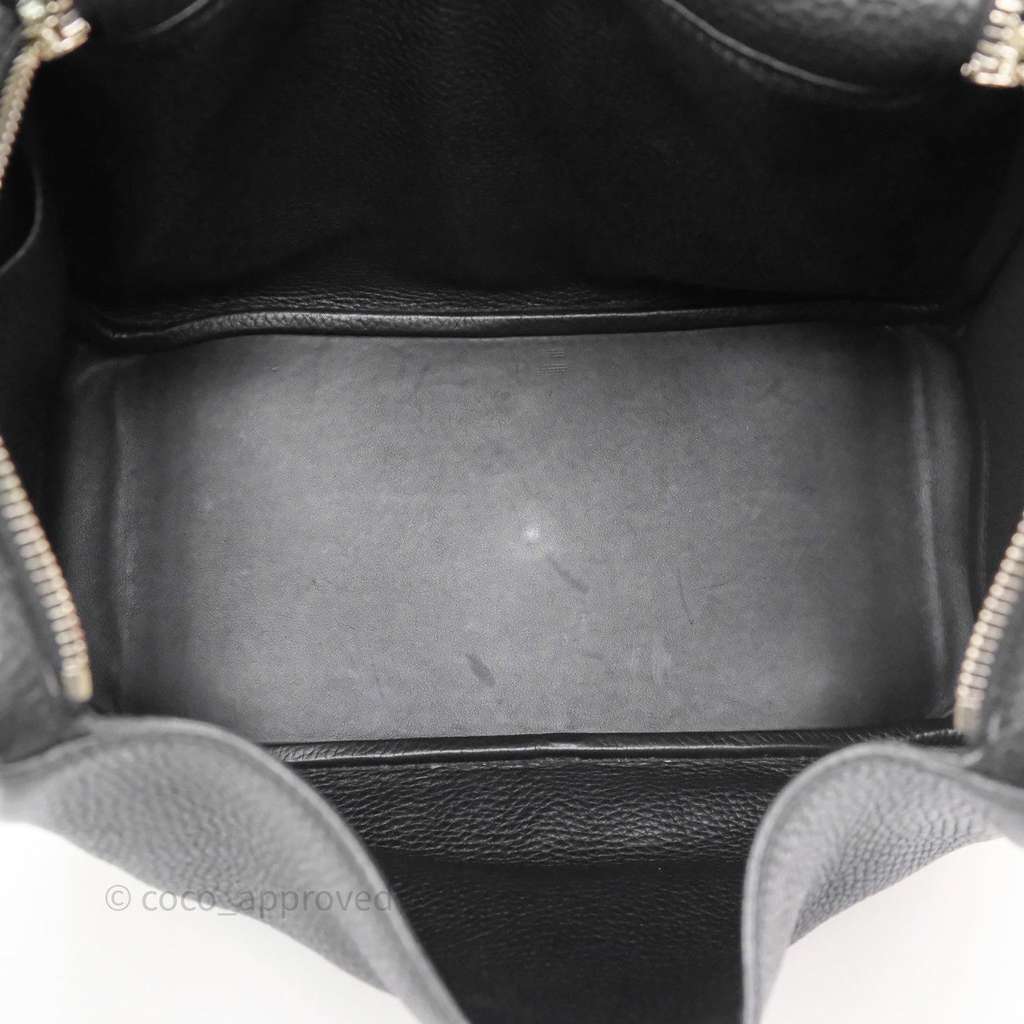 Hermès Lindy 30 Black Clemence Palladium Hardware