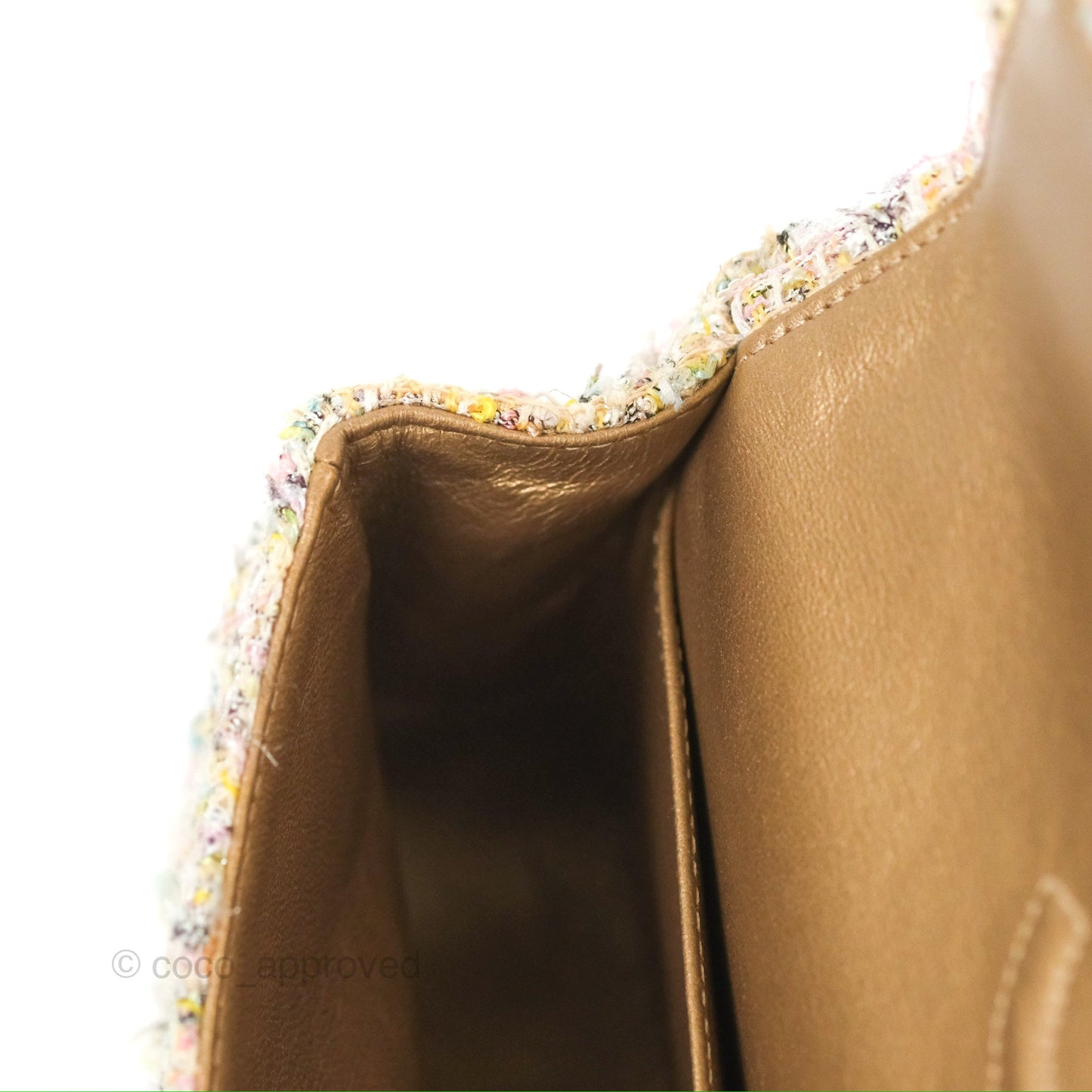 Chanel Reissue Tweed Pastel Garden Party Flap