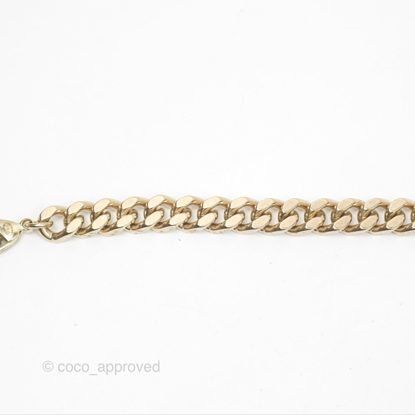 Chanel CC Woven Chain Belt Gold Hardware 17P