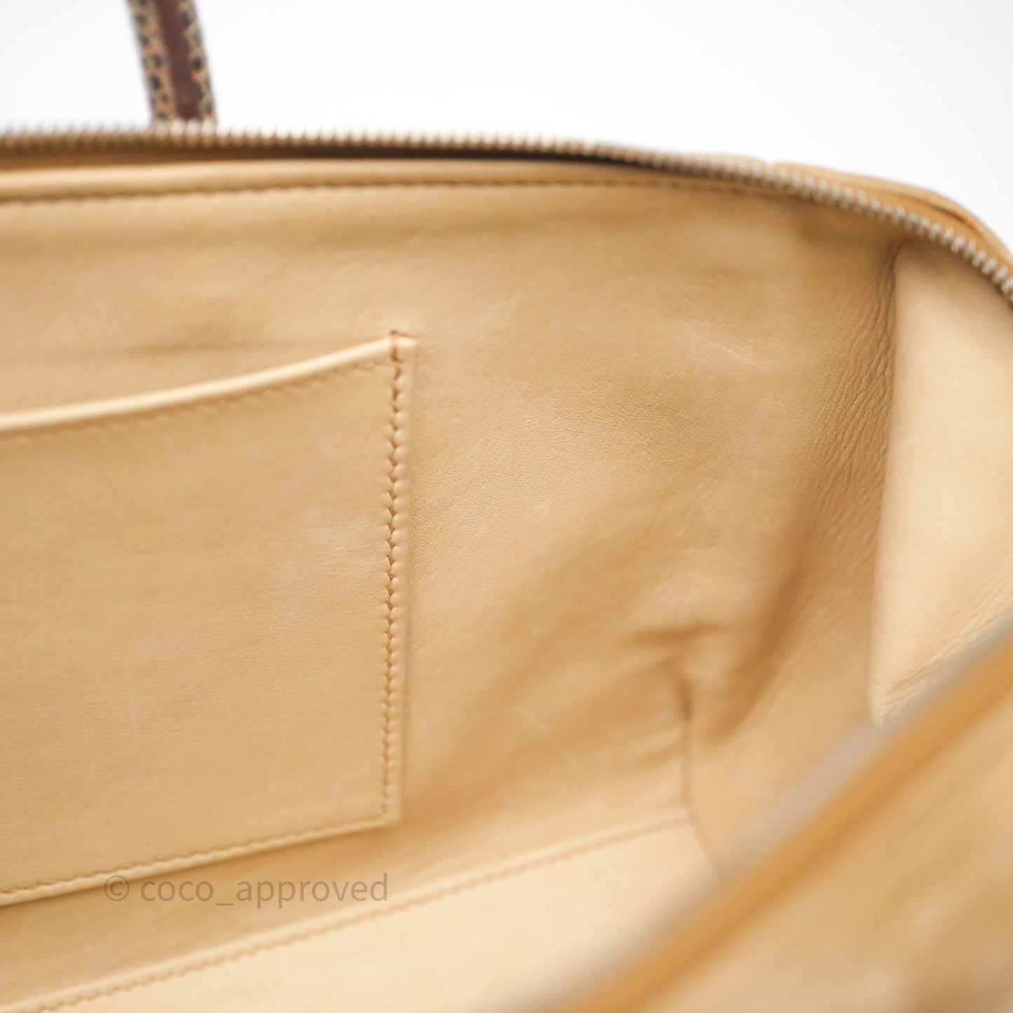 Hermès Beige Veau Doblis Salvator Lizard 27 Bombay Palladium Hardware