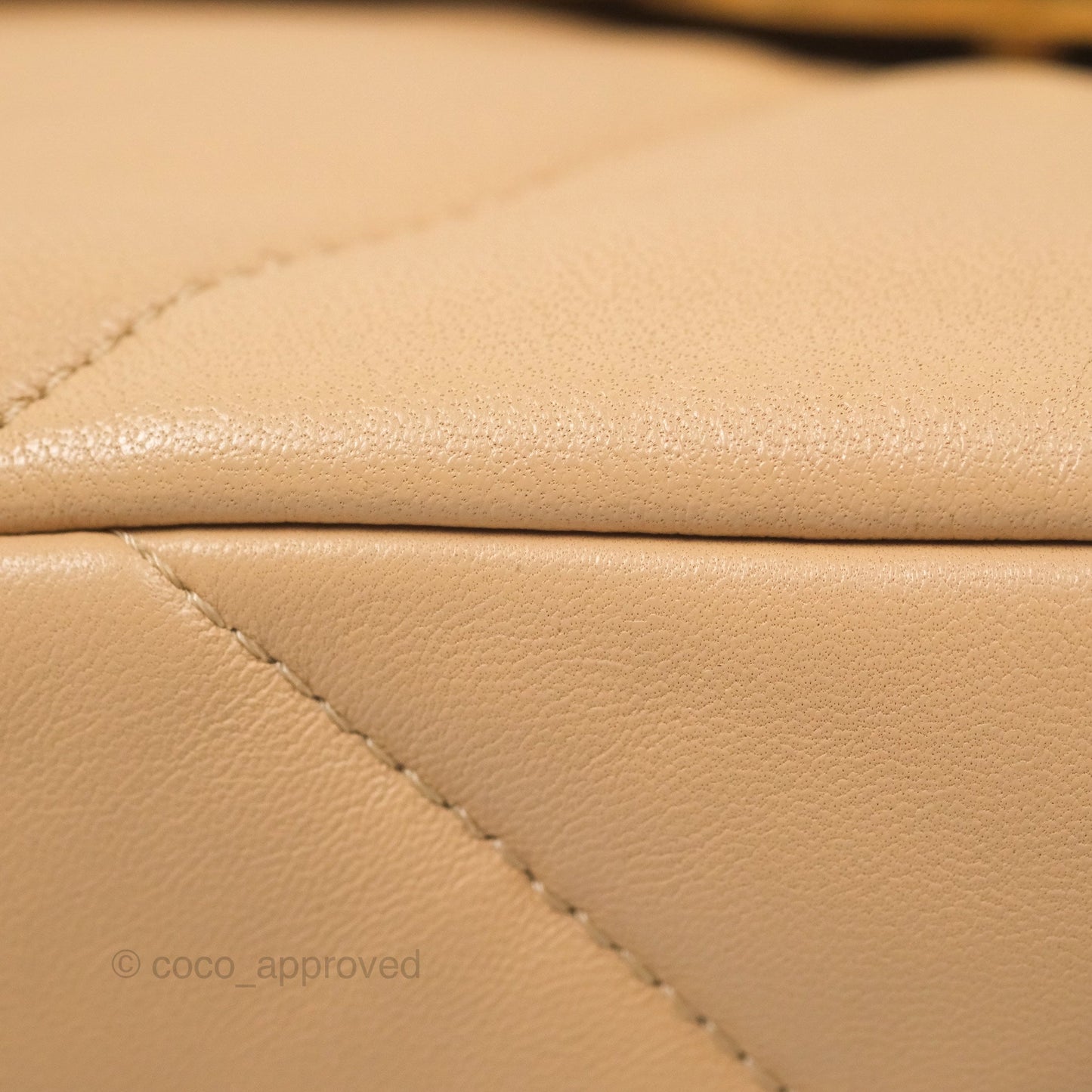 Chanel 19 Small Beige Mixed Hardware