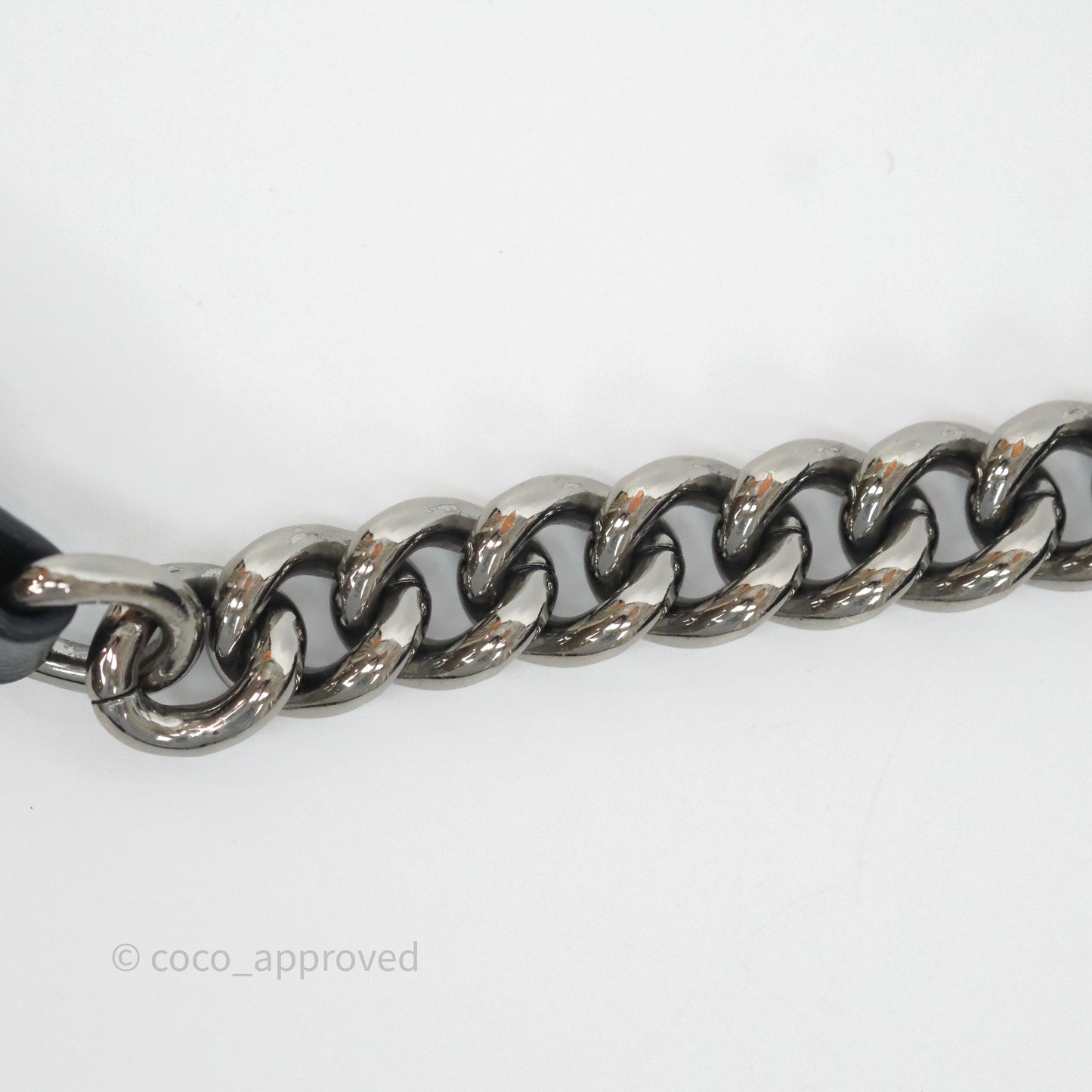 Chanel Medium Boy Chevron Dark Navy Caviar Silver Hardware