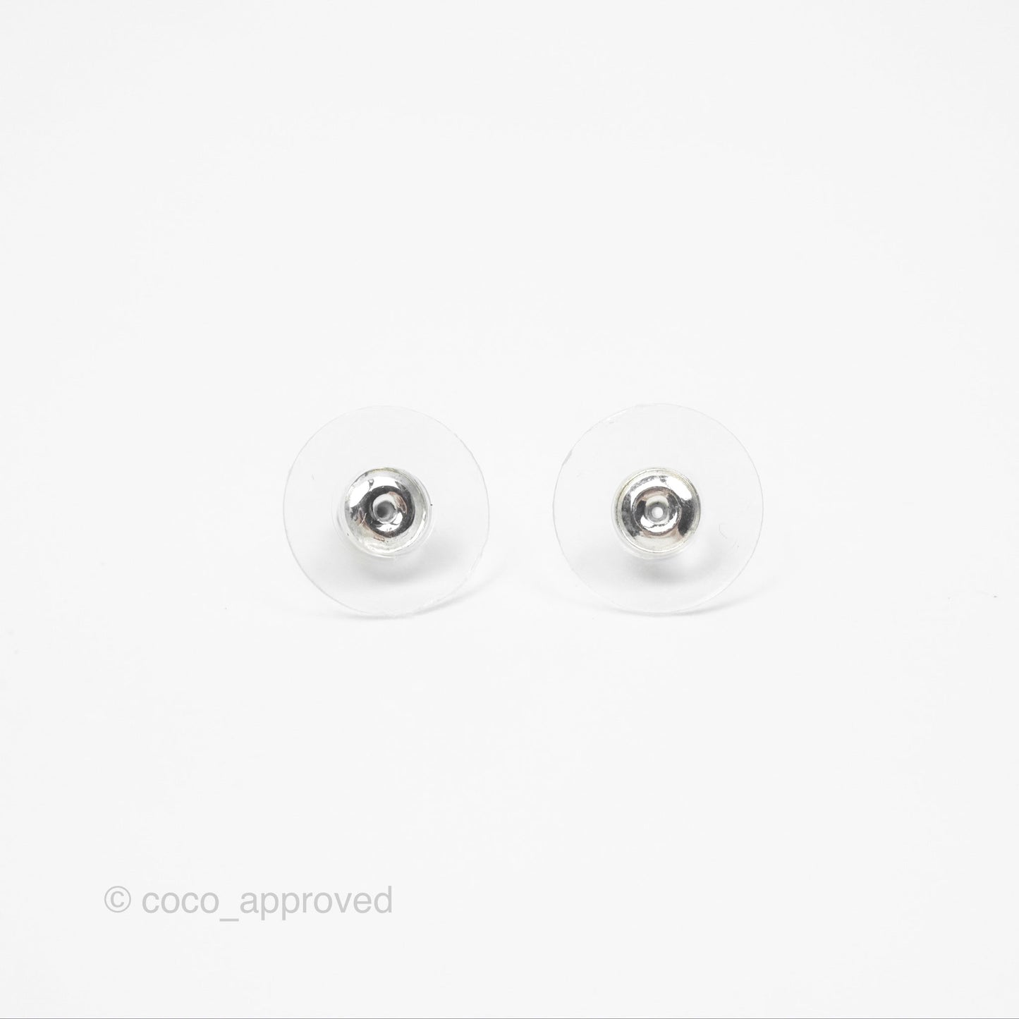 Chanel Crystal Ribbon Bow CC Earrings 24V