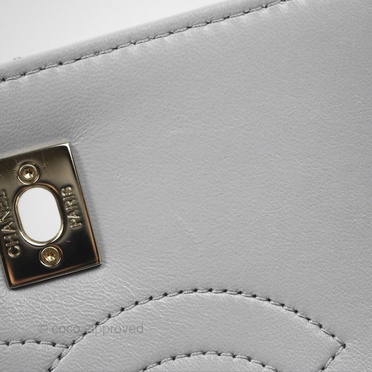 Chanel Small Trendy CC Grey Lambskin Gold Hardware