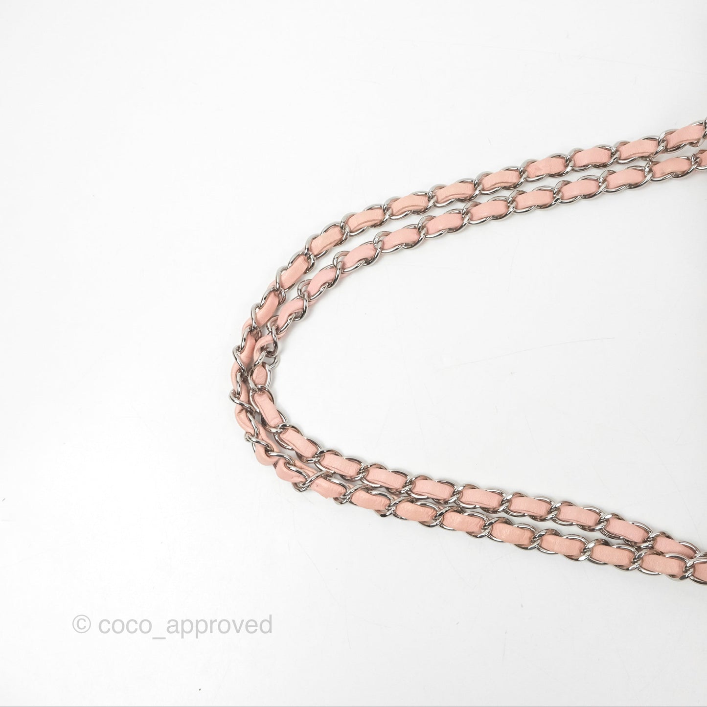Chanel Classic M/L Medium Flap Quilted Pink Tweed Silver Hardware