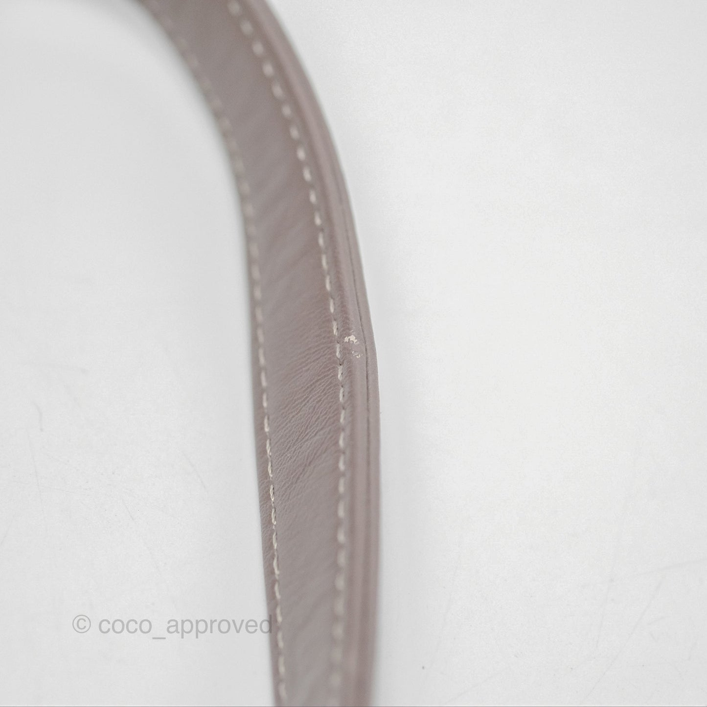 Chanel Coco Curve Flap Burnished Lilac Grey Calfskin Goatskin Antique Gold Hardware