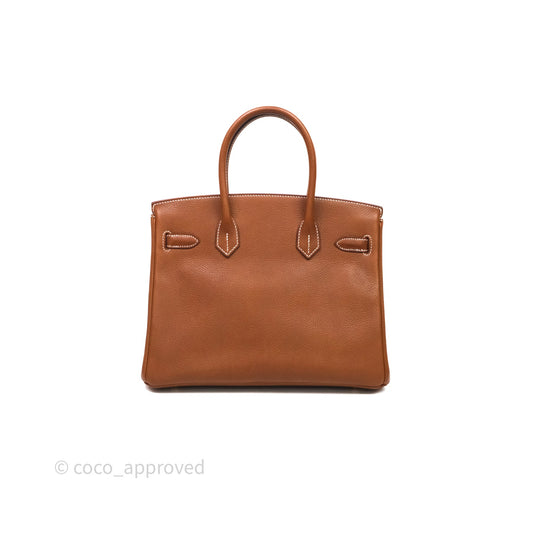 Hermes Birkin 30 Barenia Fauve Gold Hardware