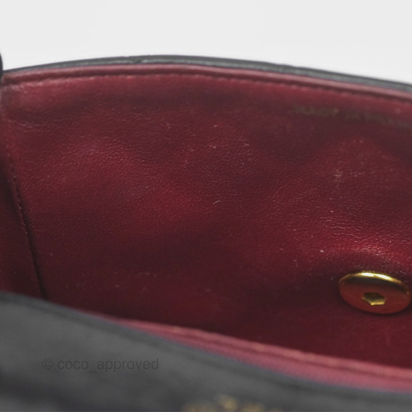 Chanel Vintage Mini Square Black Lambskin 24K Gold Hardware