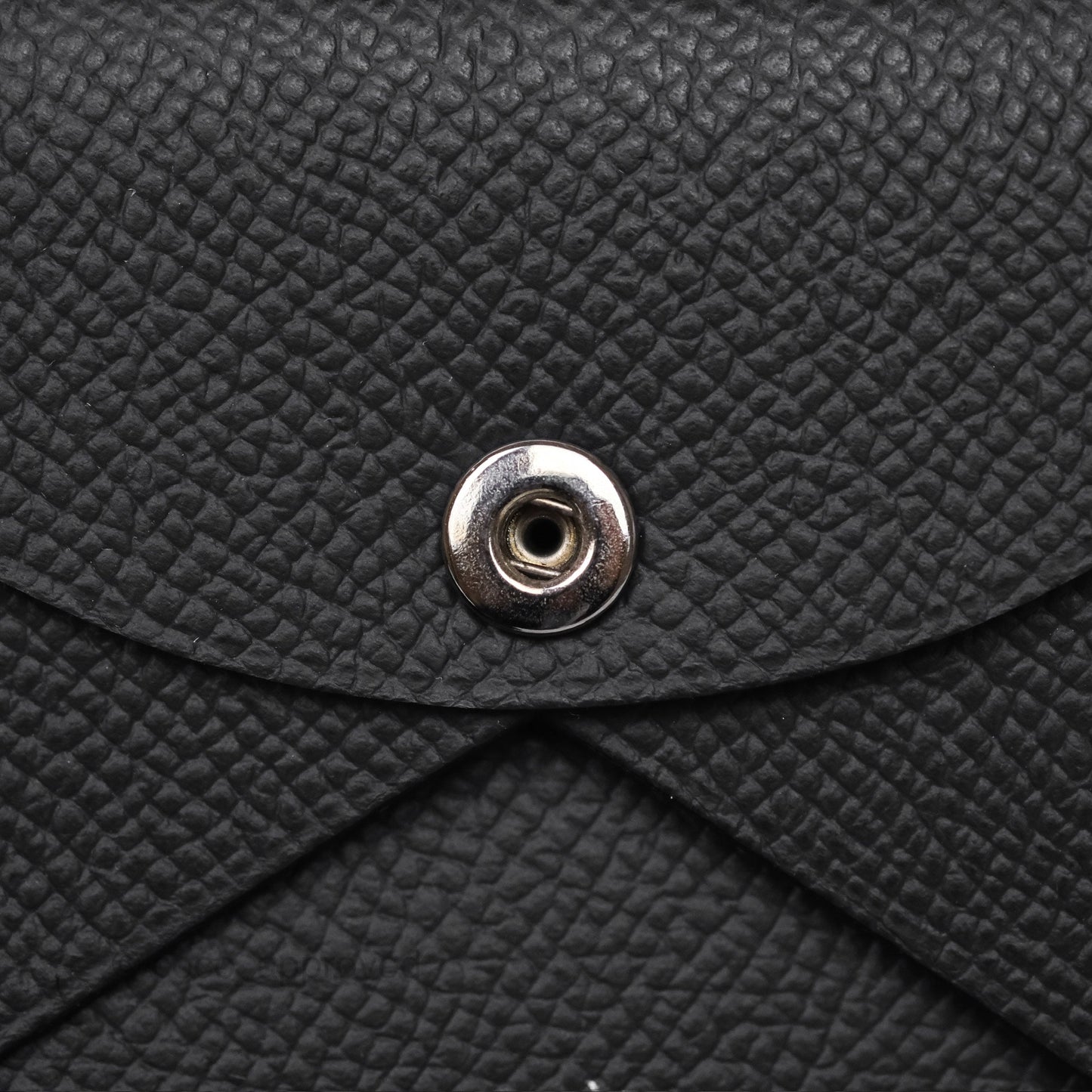 Hermès Calvi Duo Compact Card Holder Graphite 88 Epsom
