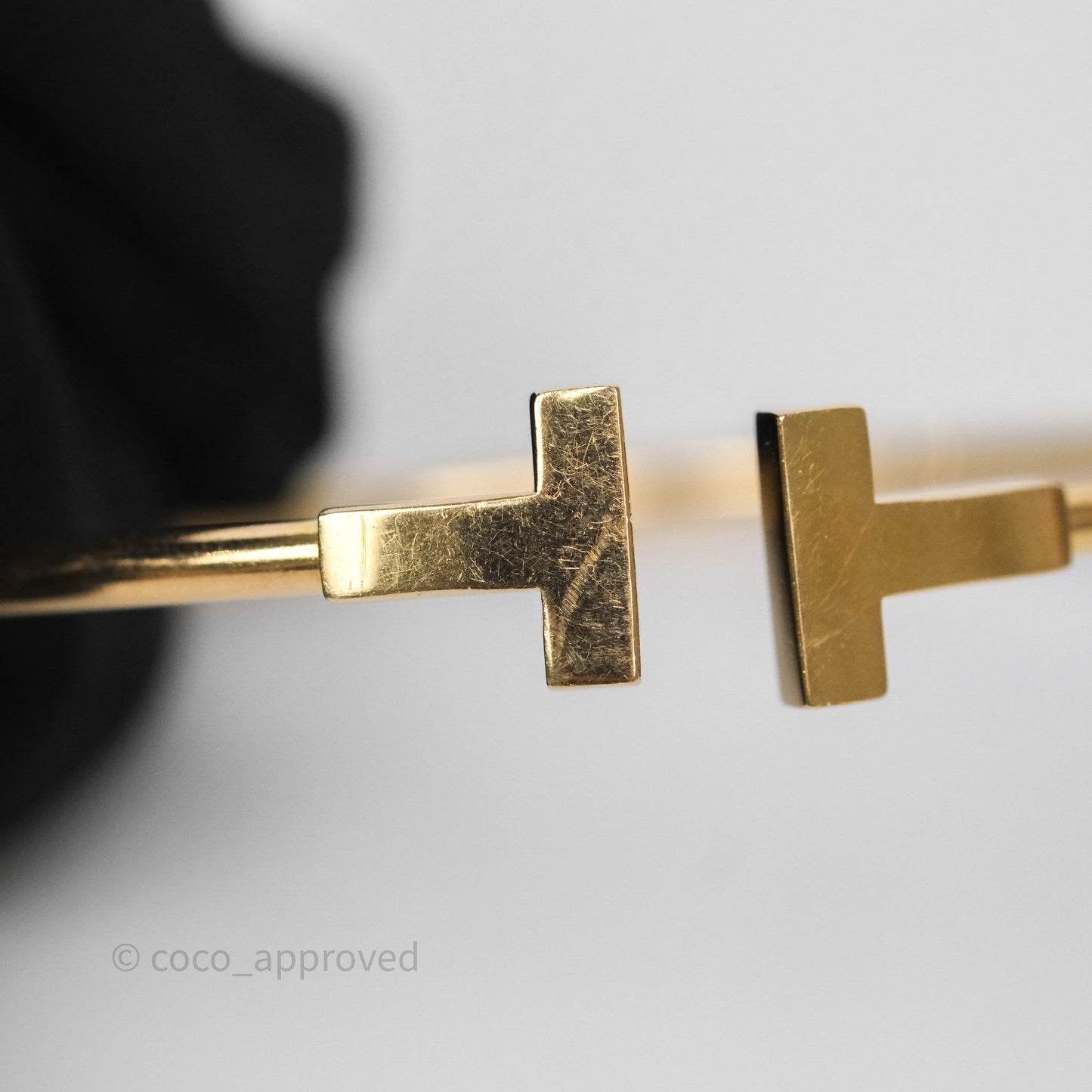 Tiffany & Co Tiffany T Wire Bracelet In Yellow Gold