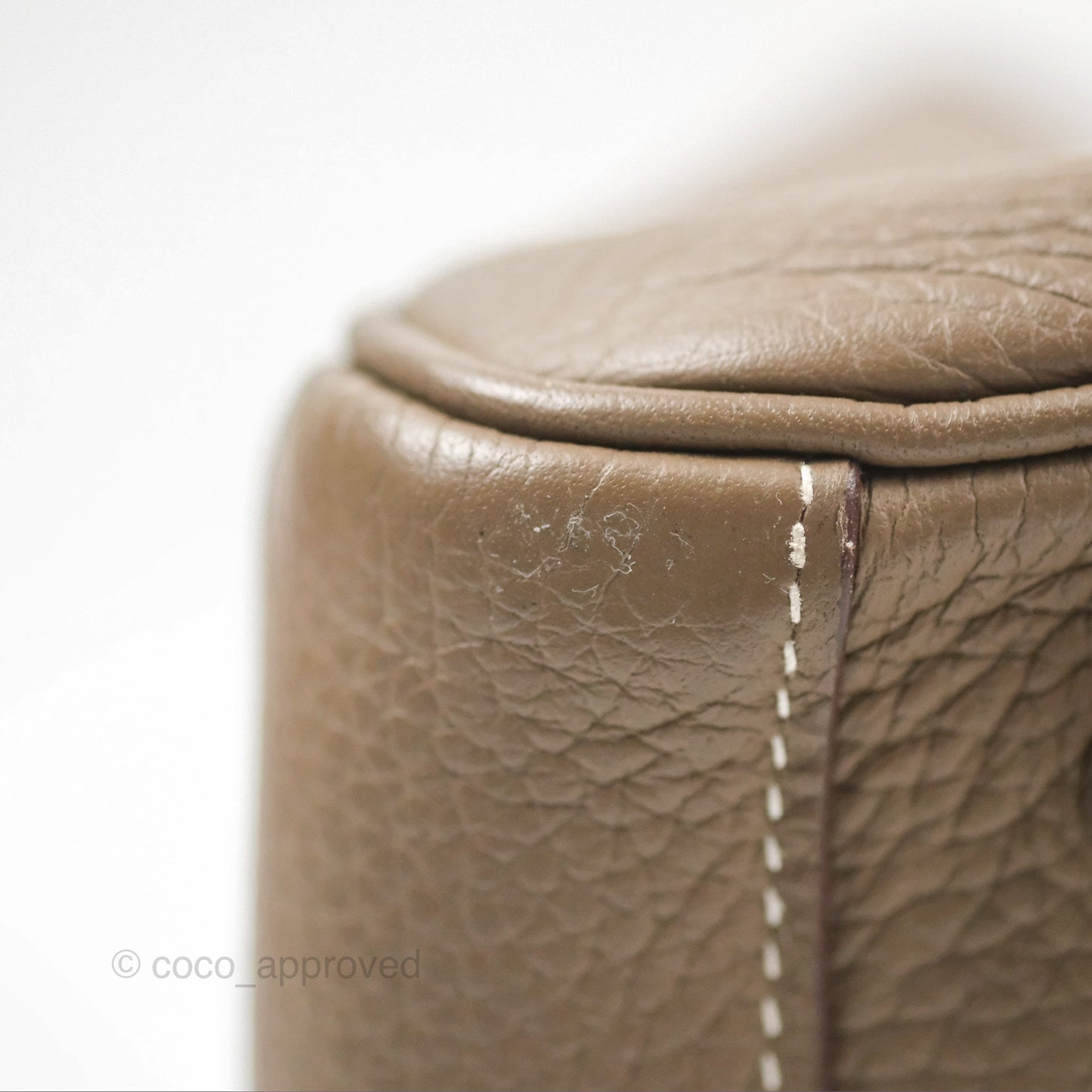 Hermès Lindy 26 Etoupe Clemence Palladium Hardware