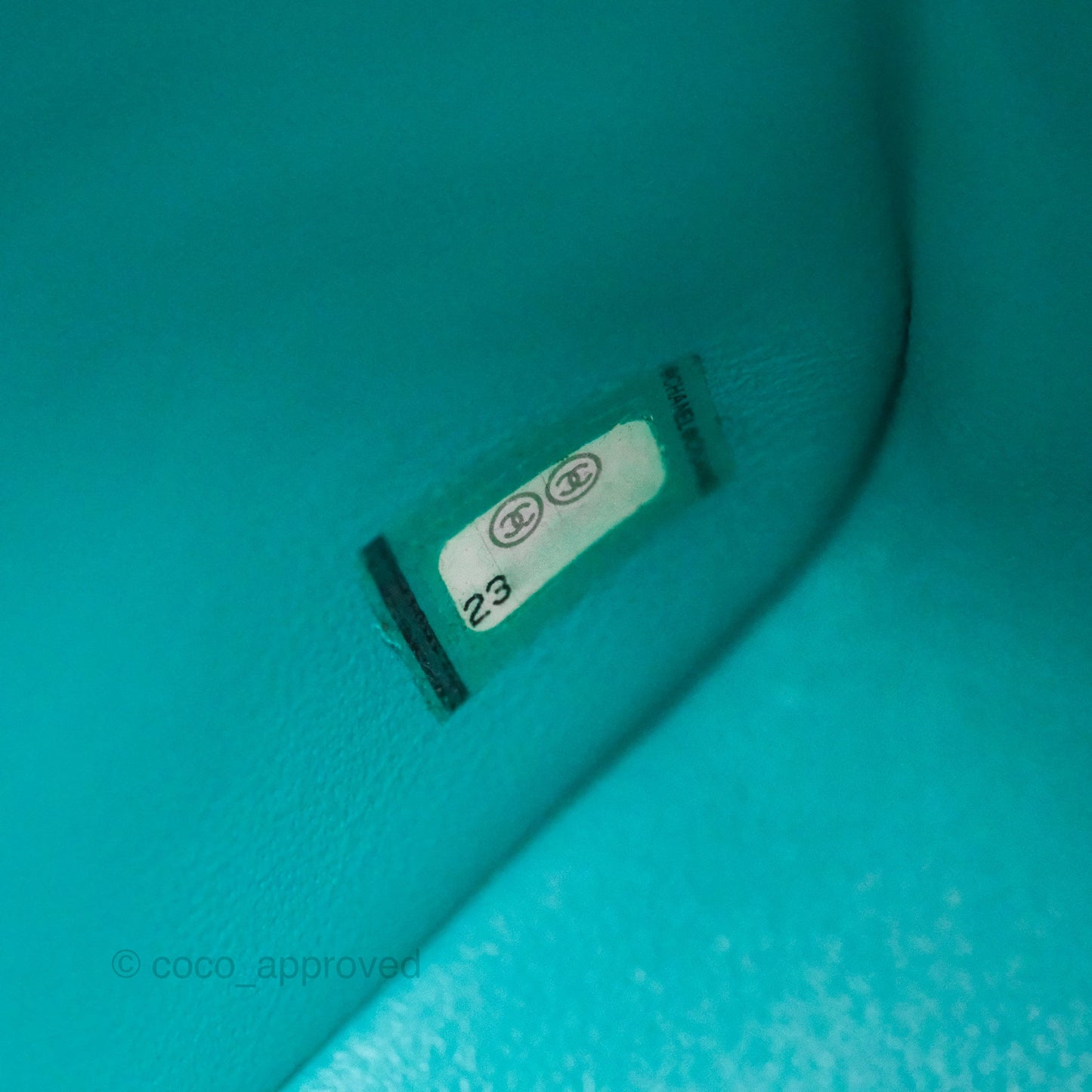 Chanel Jumbo Double Flap Turquoise Caviar Gold Hardware⁣⁣