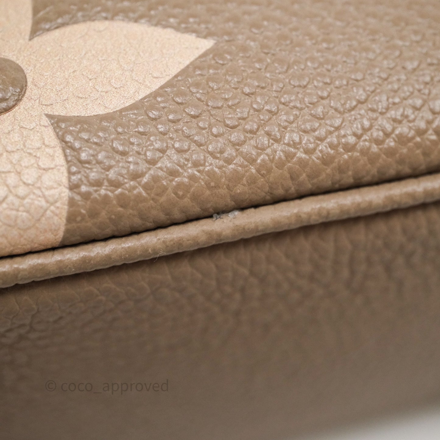 Louis Vuitton Bagatelle Bag Monogram Empreinte Beige
