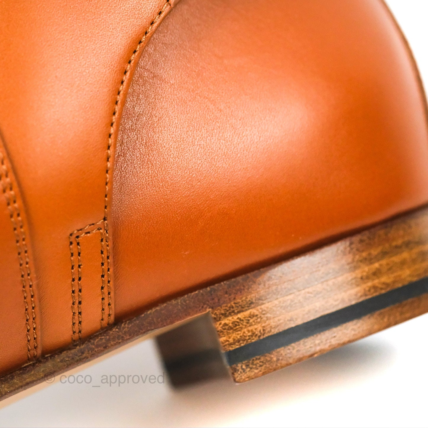 Hermès Neo Ankle Boots Naturel Calfskin Size 39