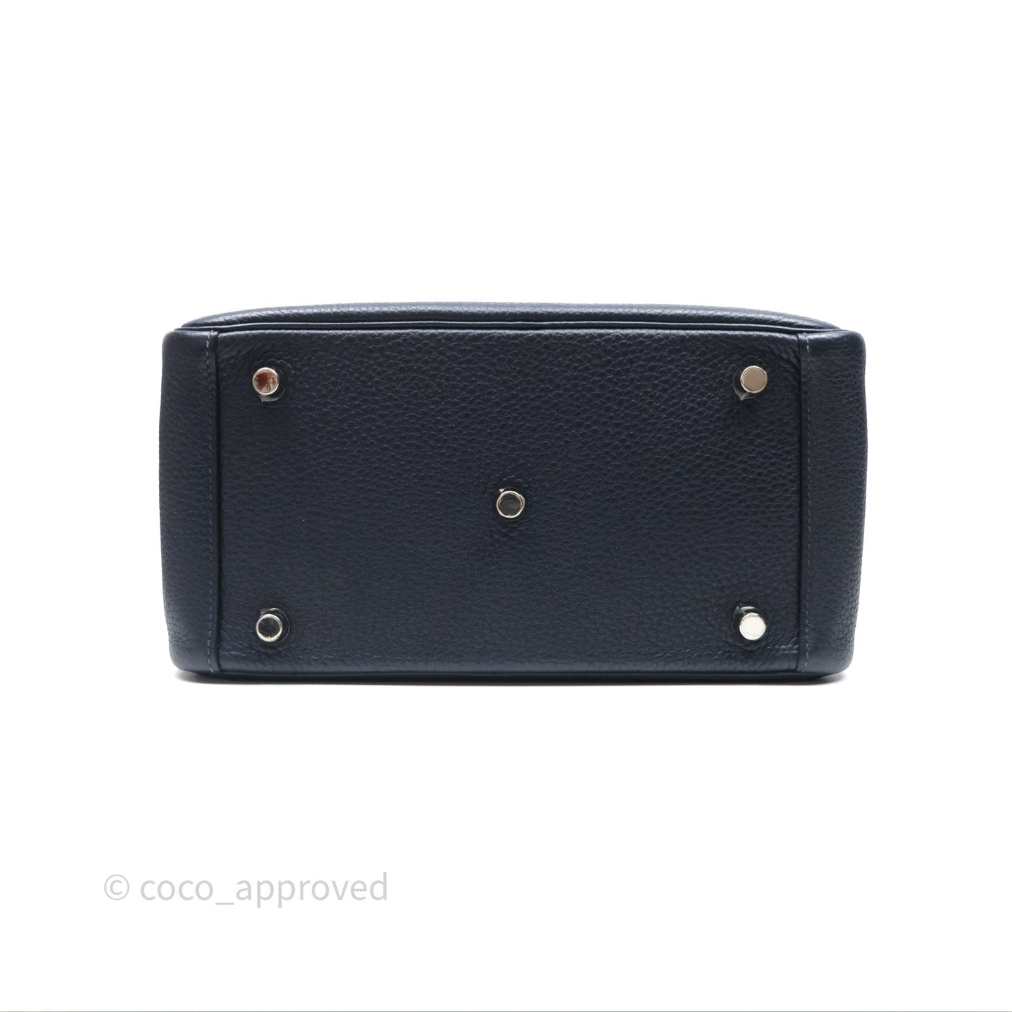 Hermès Lindy 26 Bleu Nuit 2Z Clemence Palladium Hardware