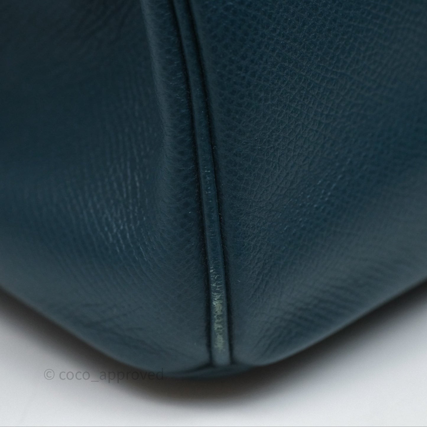 Hermès Birkin 30 Retourne Bleu de Prusse 7P Epsom Gold Hardware