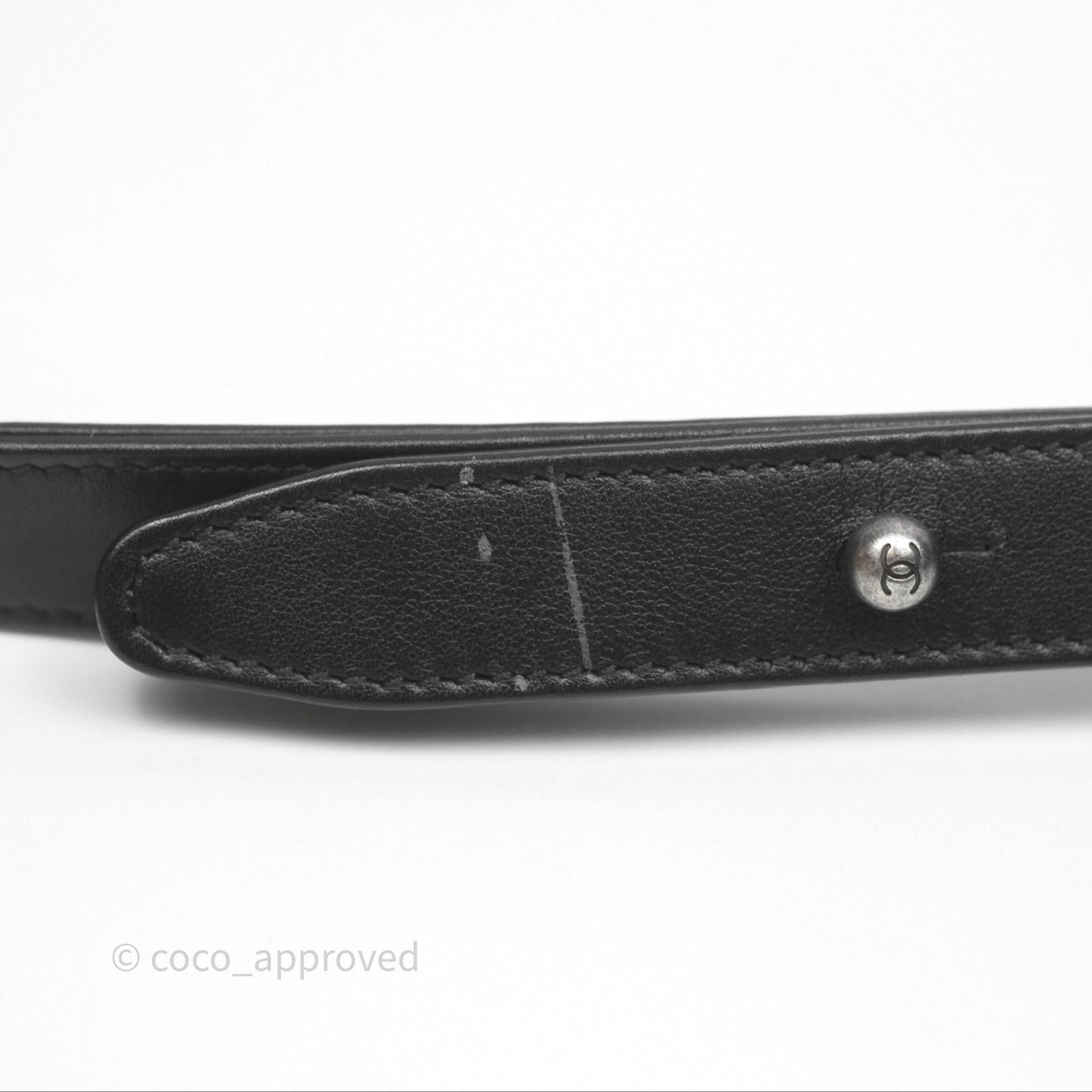 Chanel Quilted Medium Boy Black Calfskin Ruthenium Hardware