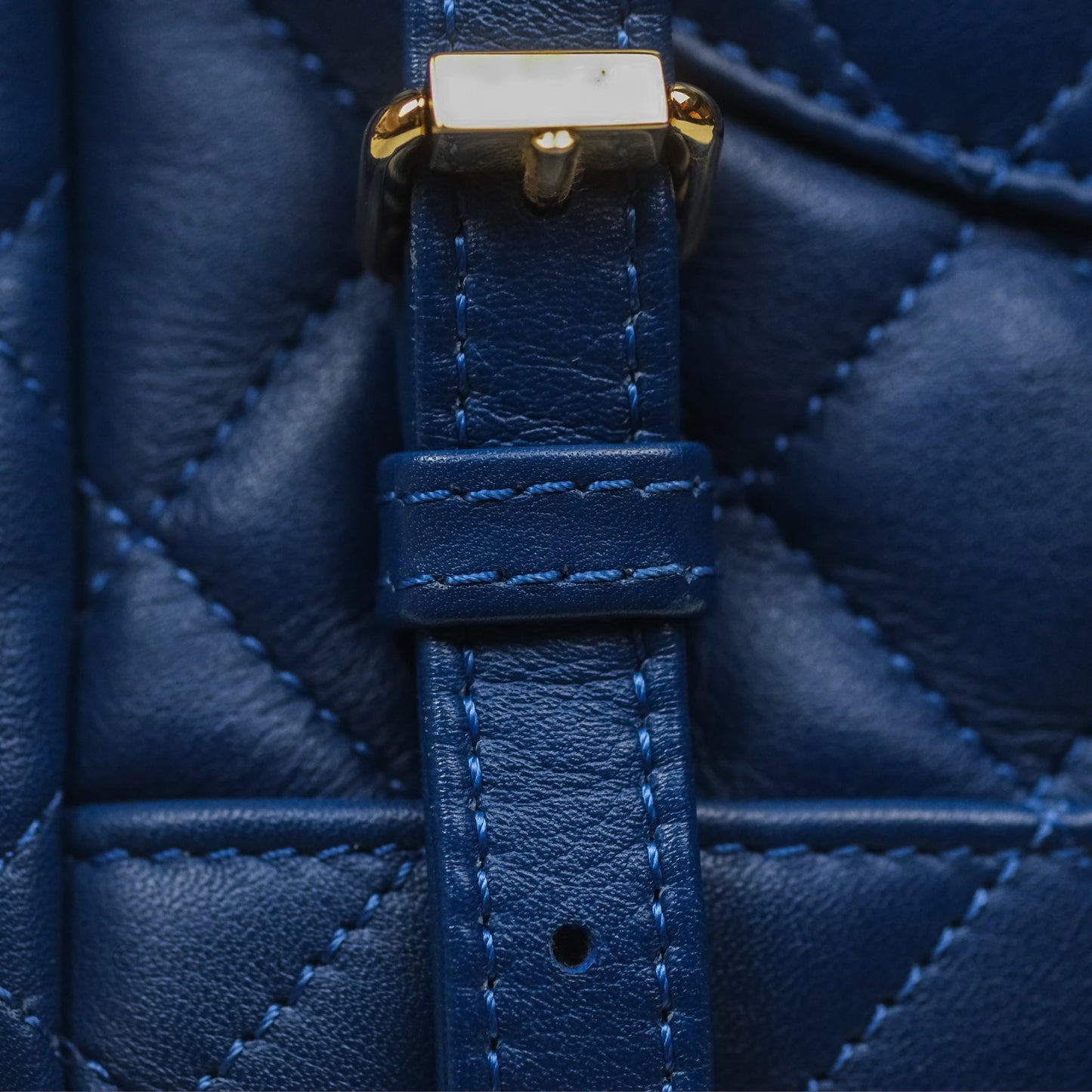 Chanel Quilted Small Urban Spirit Backpack Calfskin Navy Gold Hardware