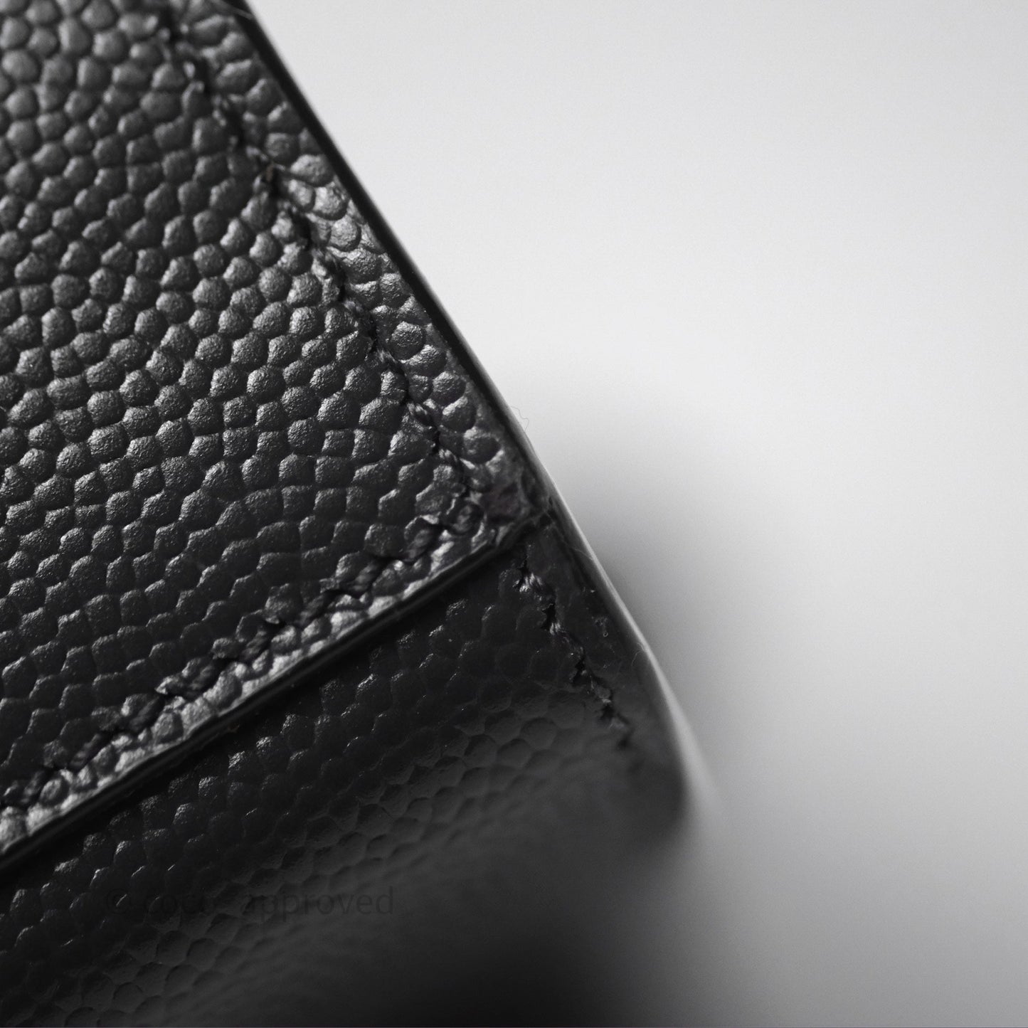 Saint Laurent Kate Medium Grained Leather Shoulder Bag So Black