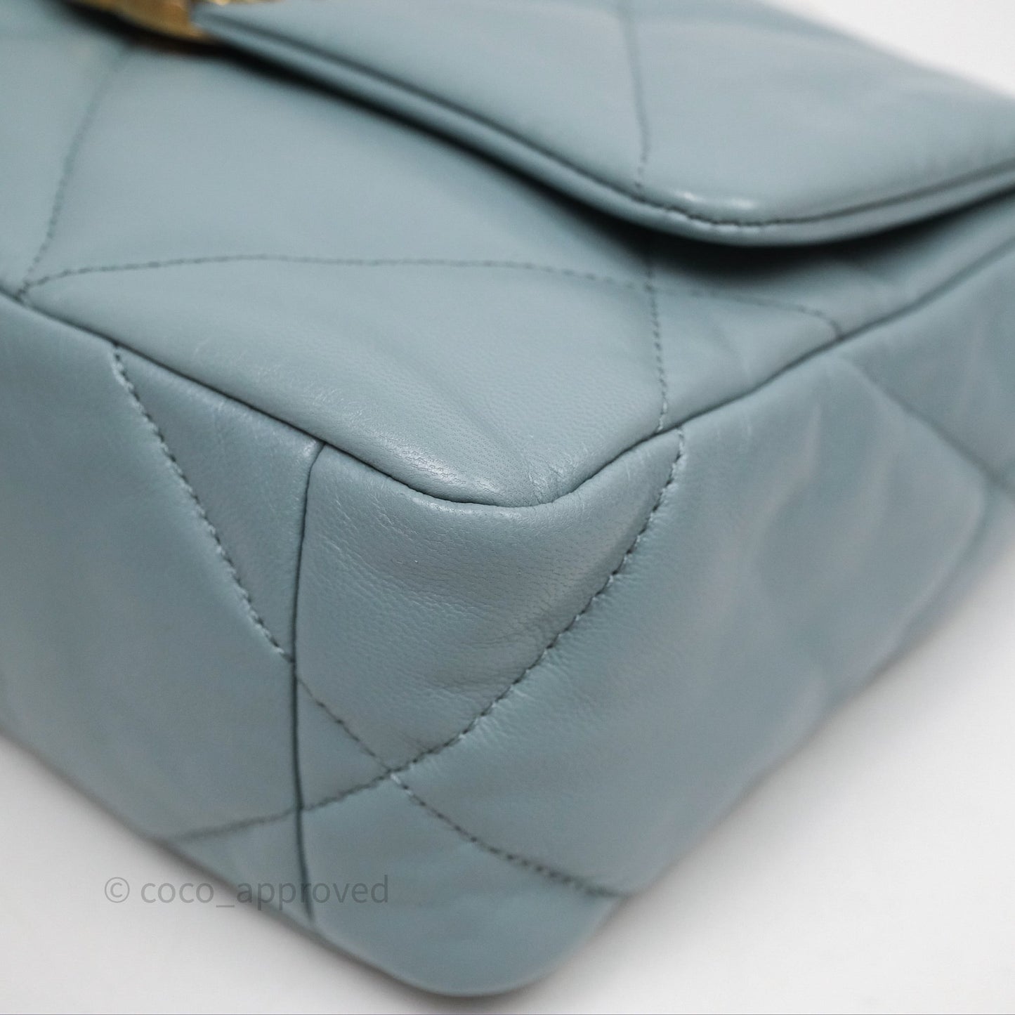 Chanel 19 Small Blue Mixed Hardware