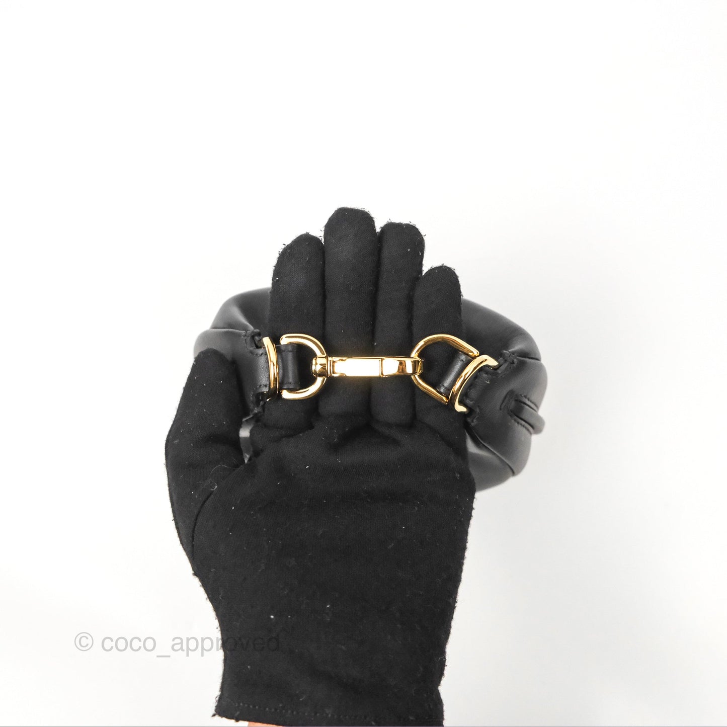 Fendi Nano Fendigraphy Hobo Bag Black Gold Hardware