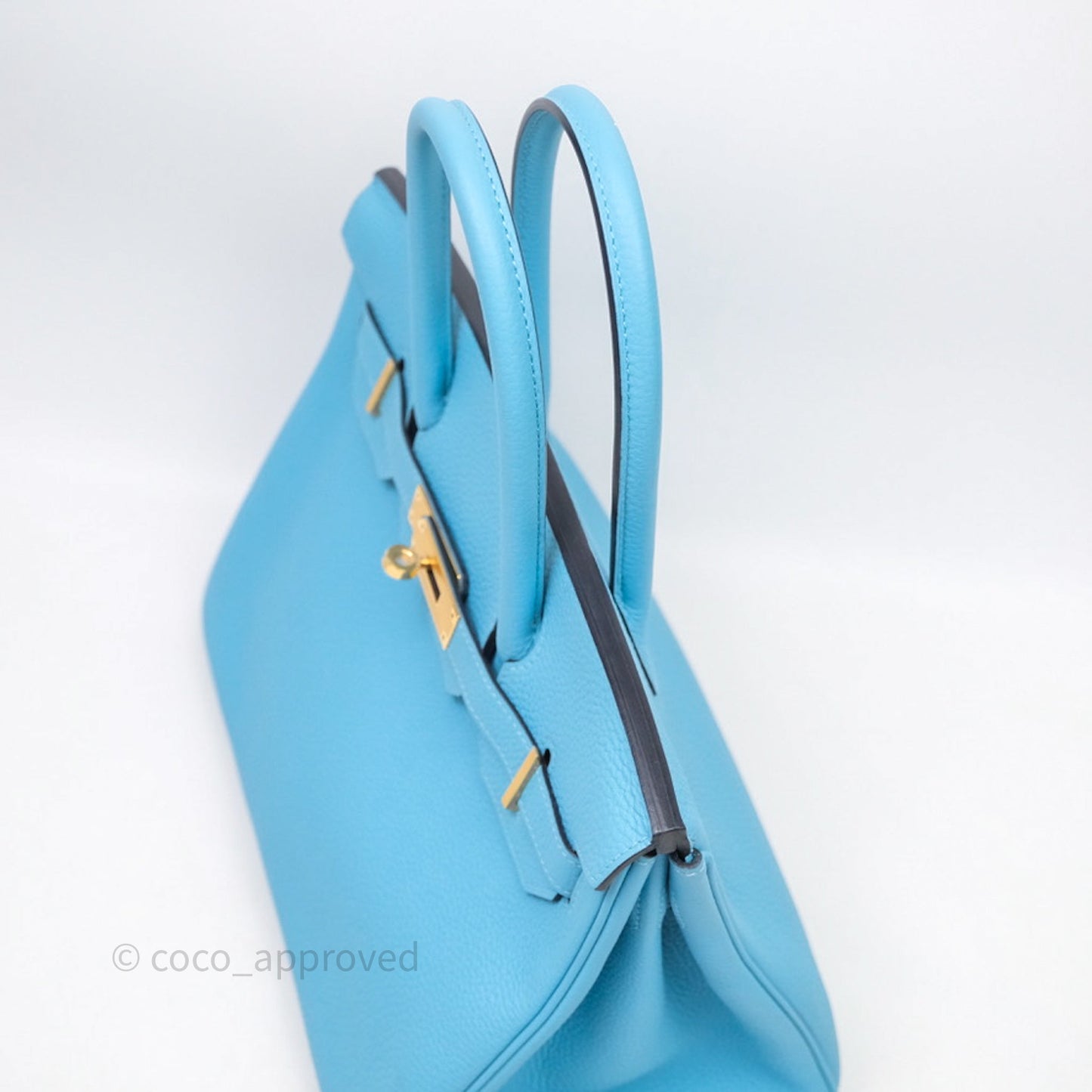 Hermès Birkin 30 Bleu De Nord P3 Togo Gold Hardware