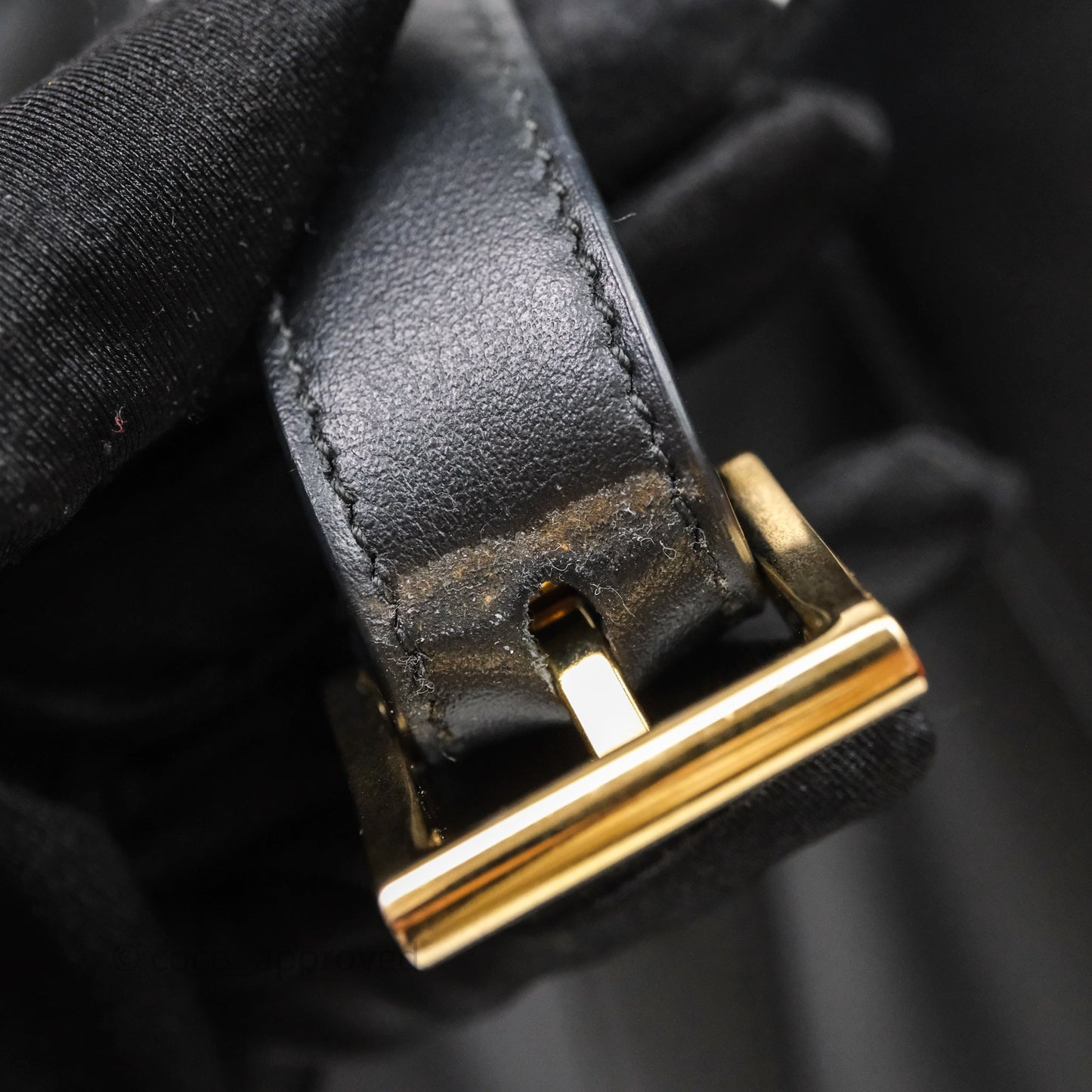 Prada Hobo Black Leather Shoulder Bag