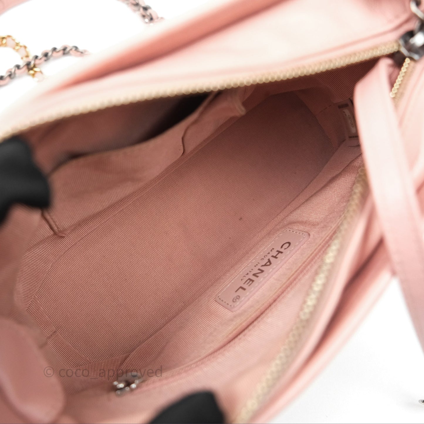 Chanel Small Gabrielle Hobo Quilted Pink Aged Calfskin