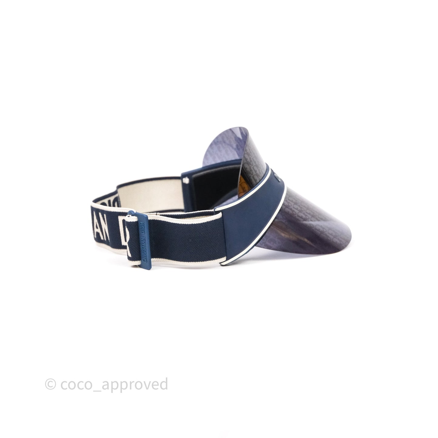 Christian Dior Diorclub V1U Dior Blue Oblique Visor