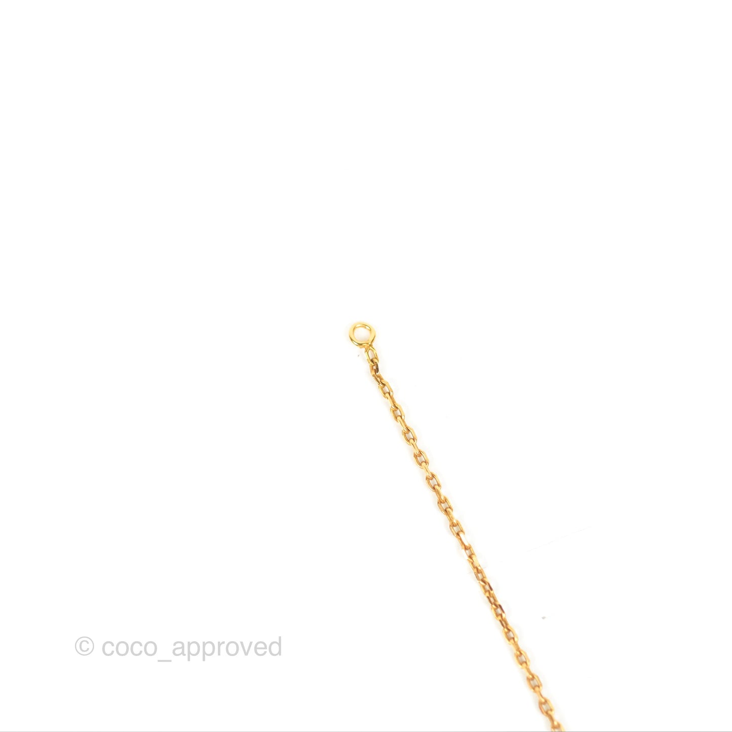 Hermès Mini Pop H Pendant Necklace White Gold Hardware