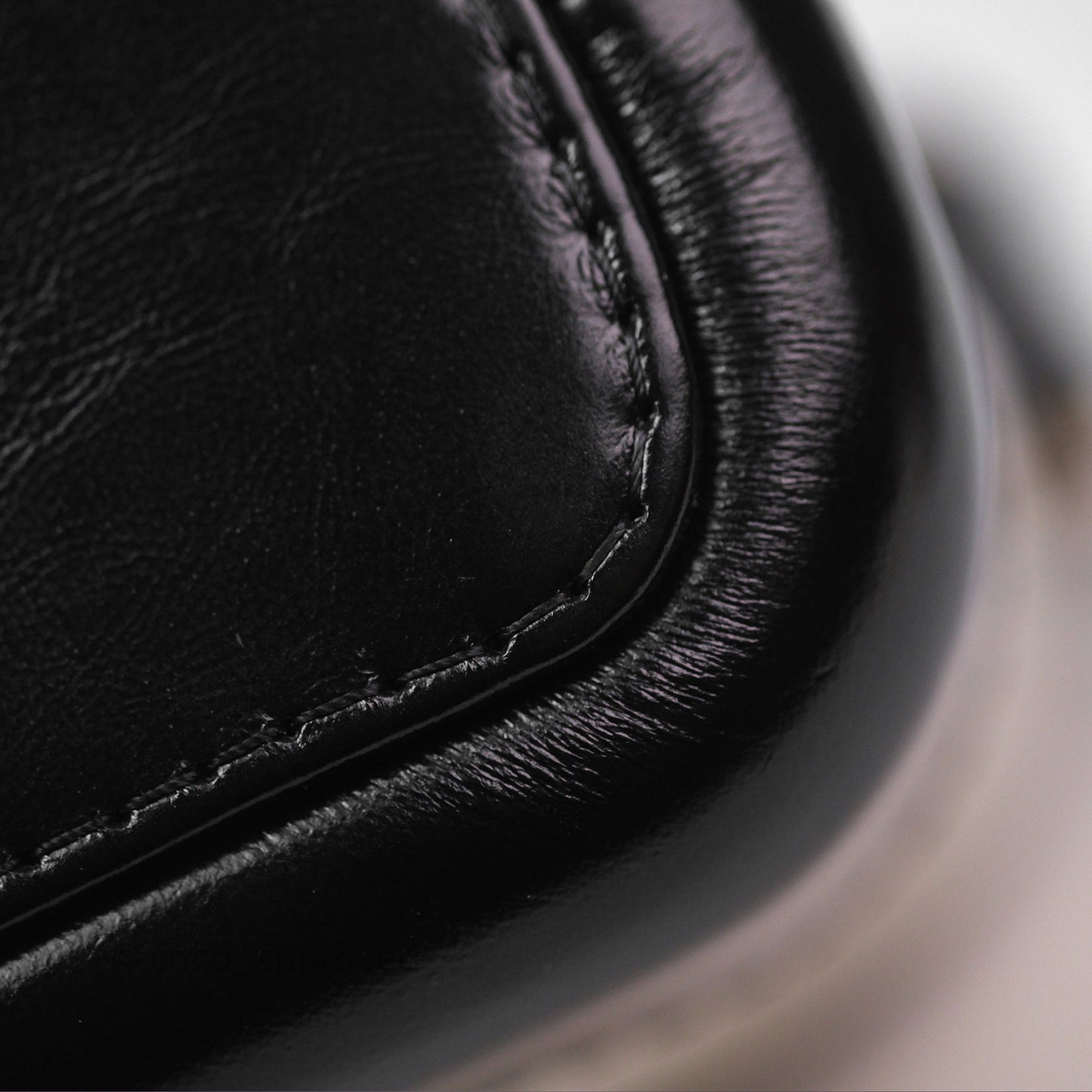 Chanel Small Gabrielle Hobo Quilted Black White Aged Calfskin