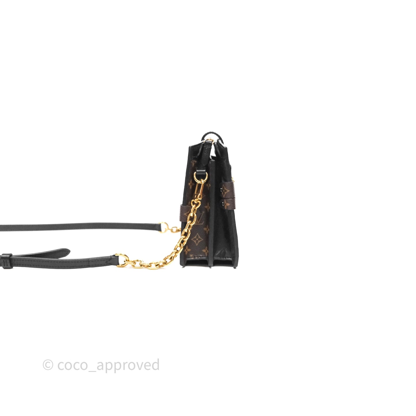 Louis Vuitton Monogram Reverse Trunk Clutch Bag