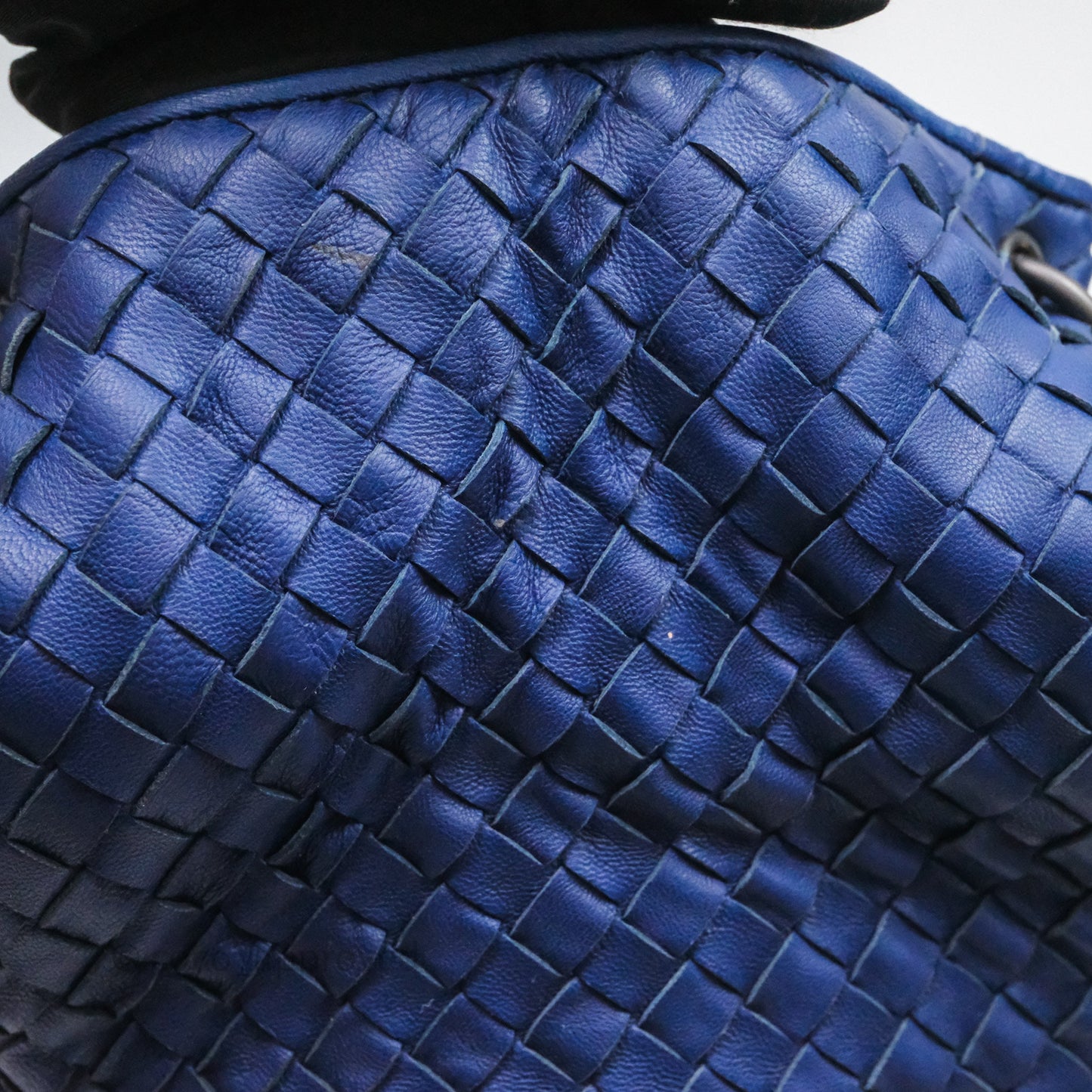 Bottega Veneta Intrecciato Tote Bag Blue