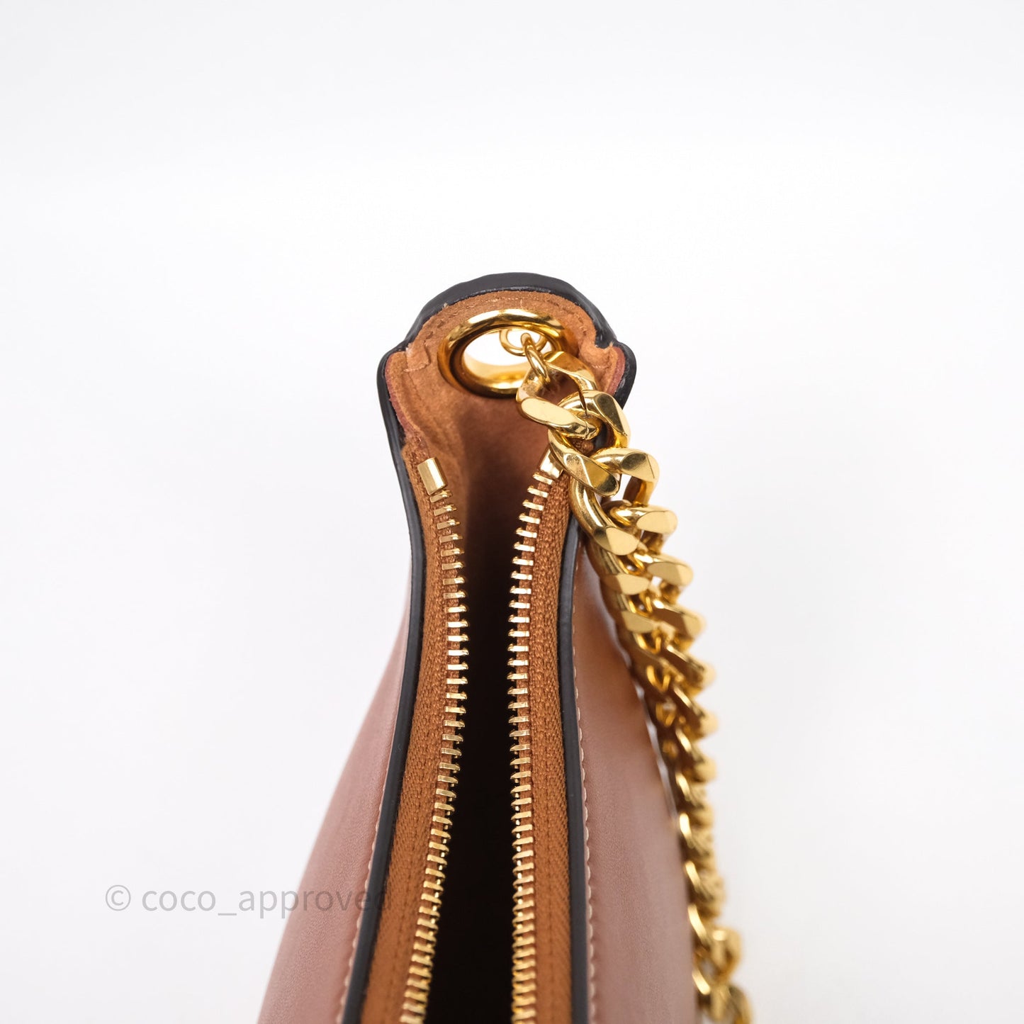 Celine Medium Ava Chain Bag Calfskin Tan