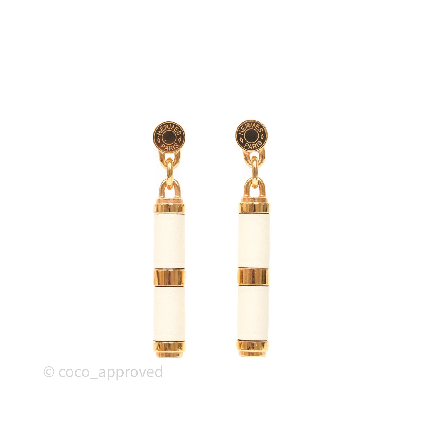 Hermes Charniere Earrings Small Model Nata I2