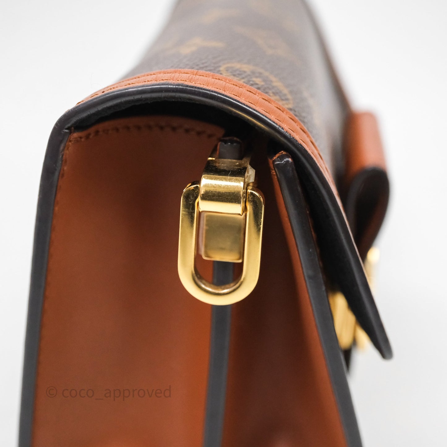 Louis Vuitton Mini Dauphine Monogram Tan Calfskin