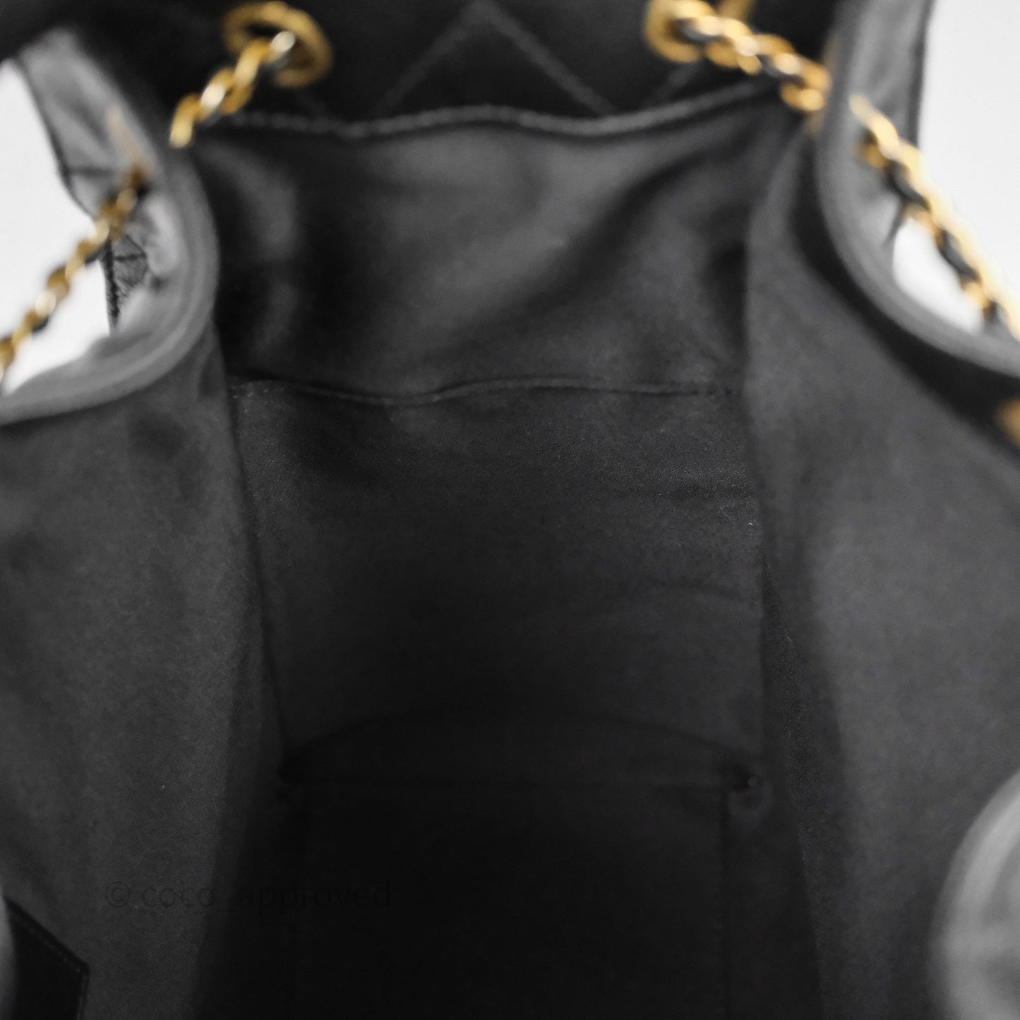Chanel 25 Medium Black Caviar Aged Gold Hardware