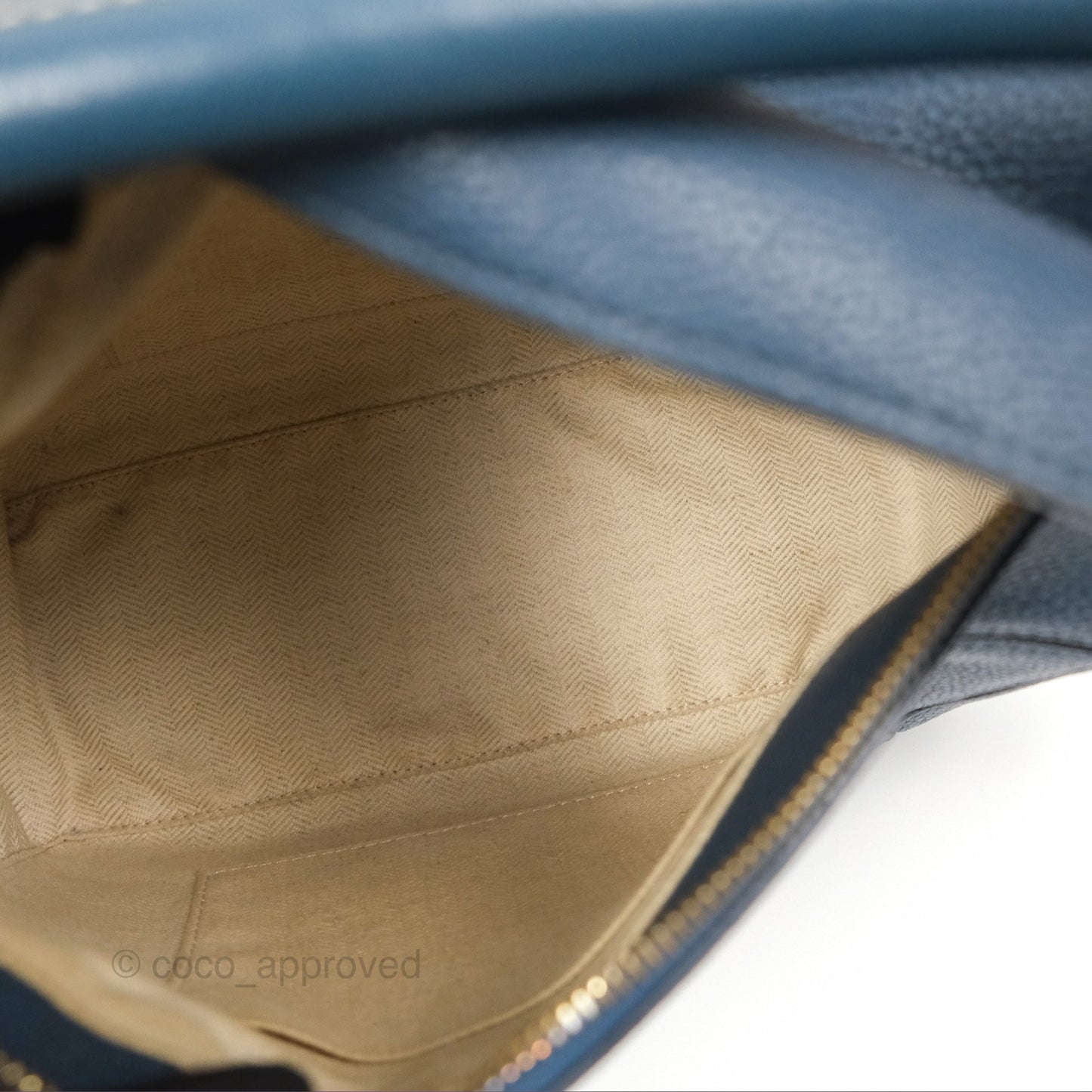Loewe Small Puzzle Bag Navy Grained Calfskin