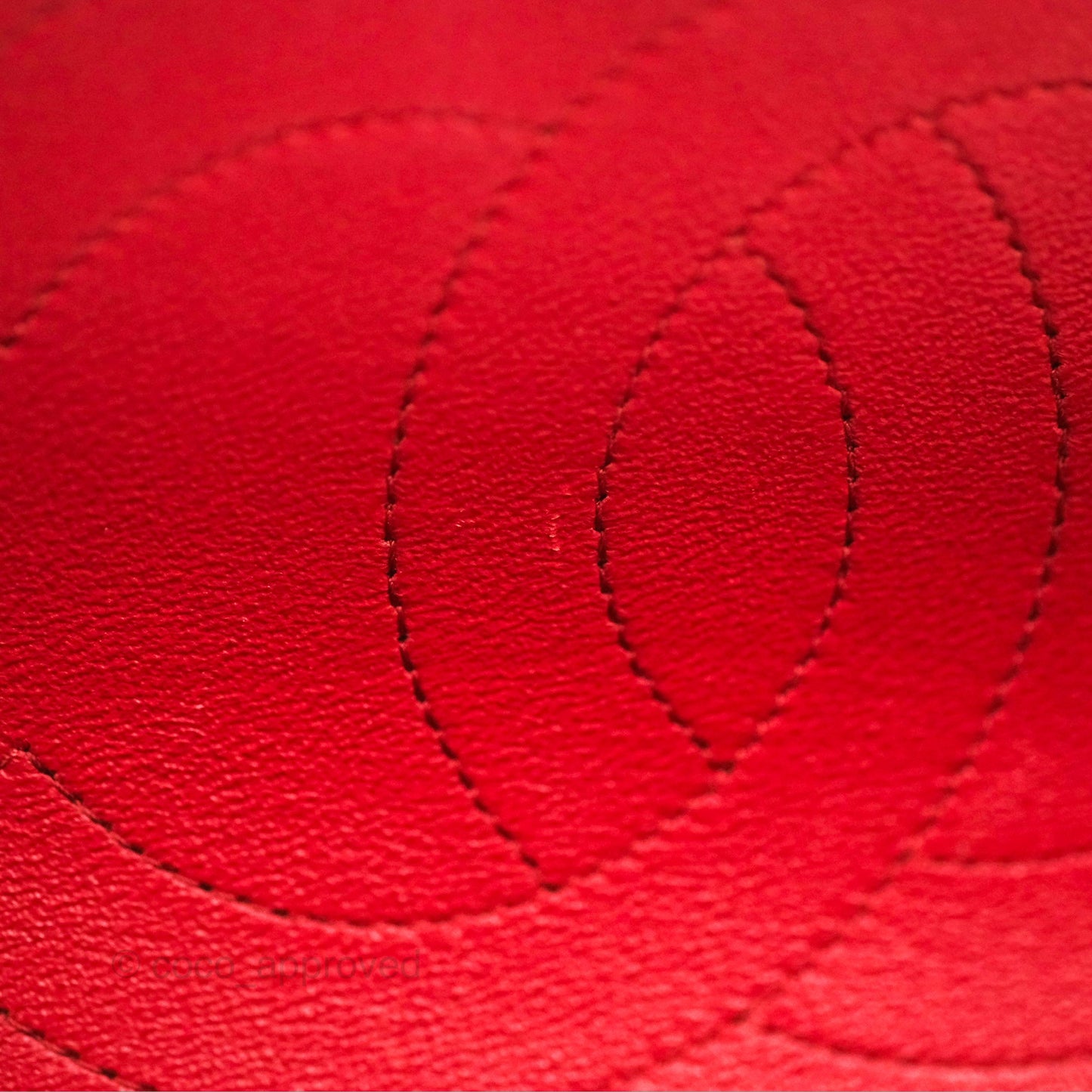 Chanel Jumbo Double Flap Red Lambskin Silver Hardware⁣⁣