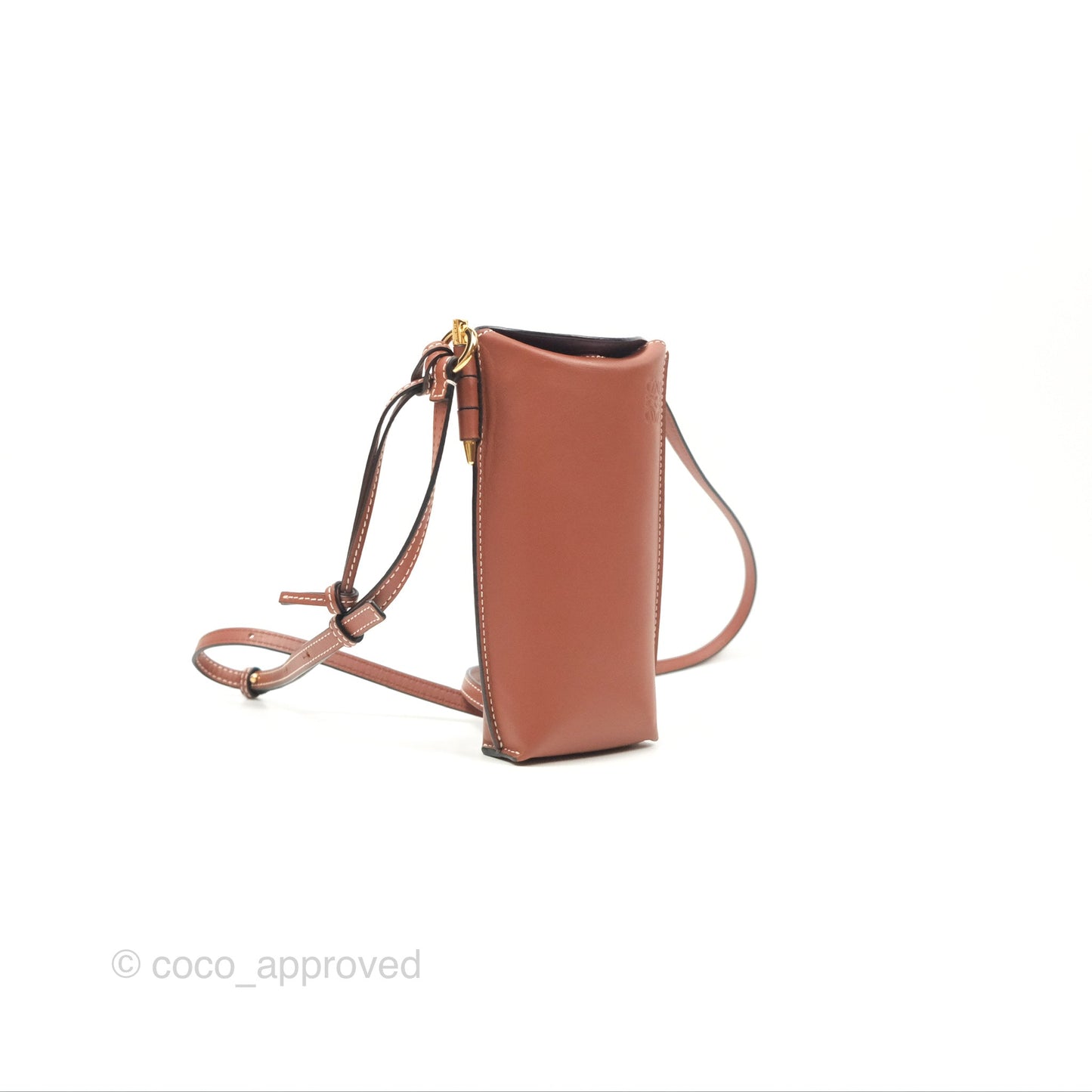 Loewe Gate Pocket Rust Soft Calfskin