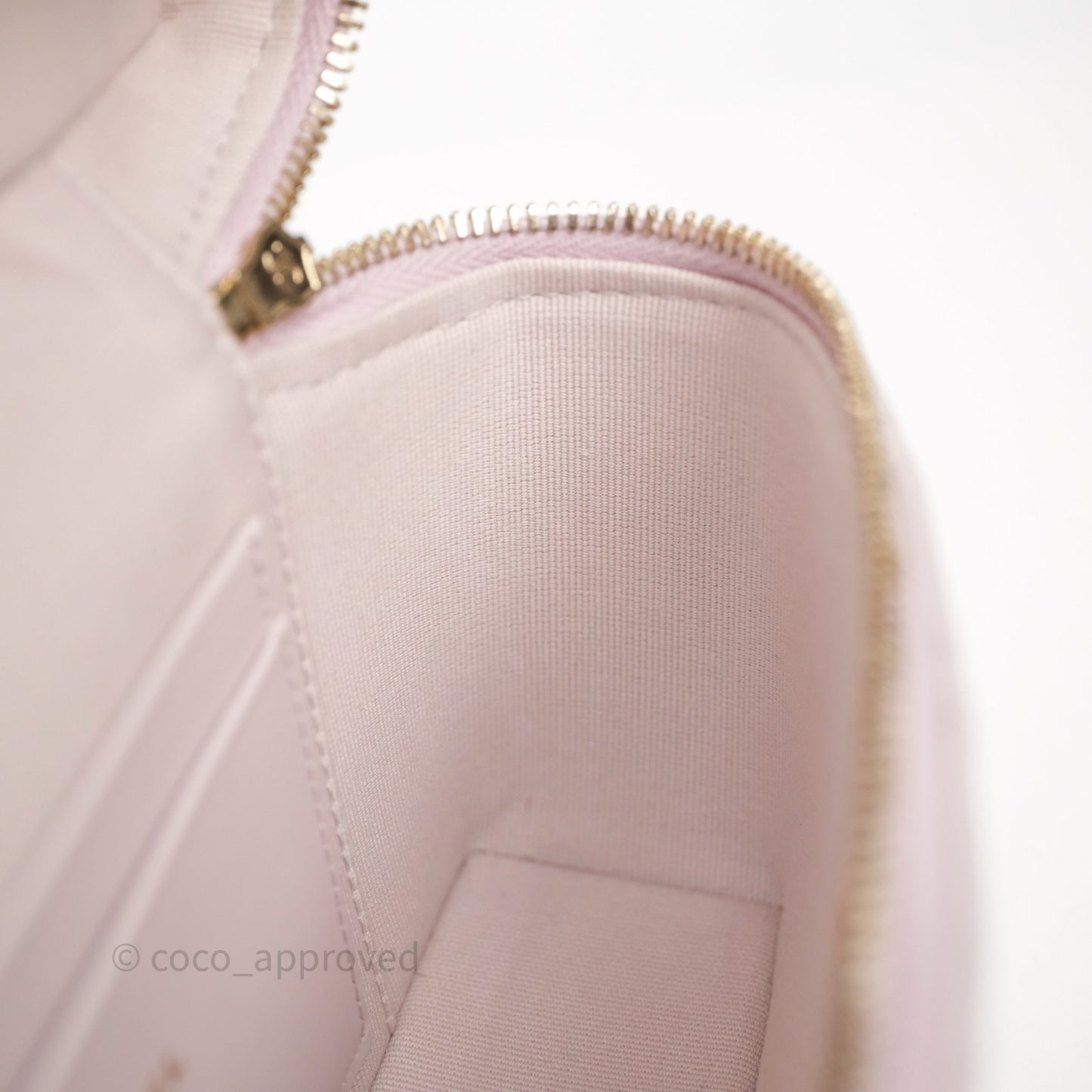 Chanel Top Handle Long Vanity with Chain Lilac Caviar Gold Hardware