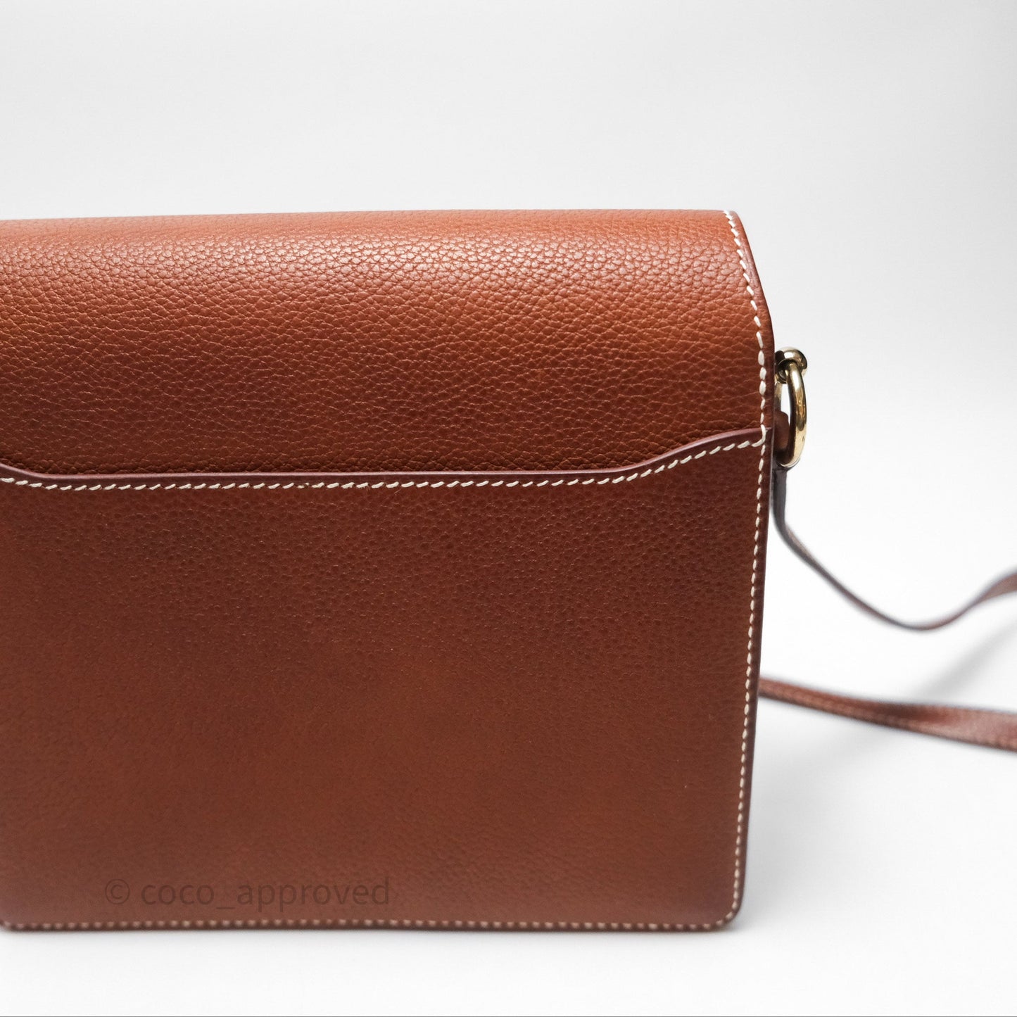 Hermès Roulis Mini Fauve 34 Barenia Gold Hardware