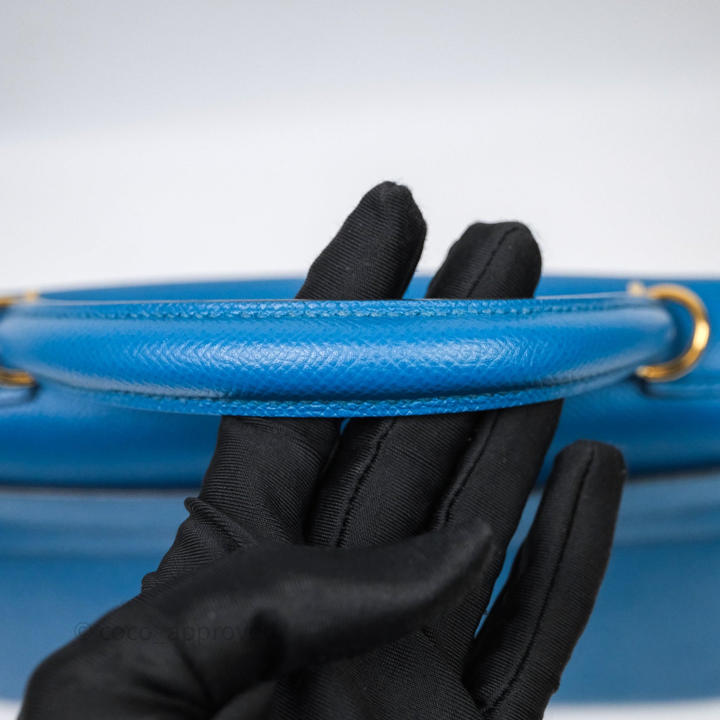 Hermès Kelly 28 Blue Epsom Gold Hardware