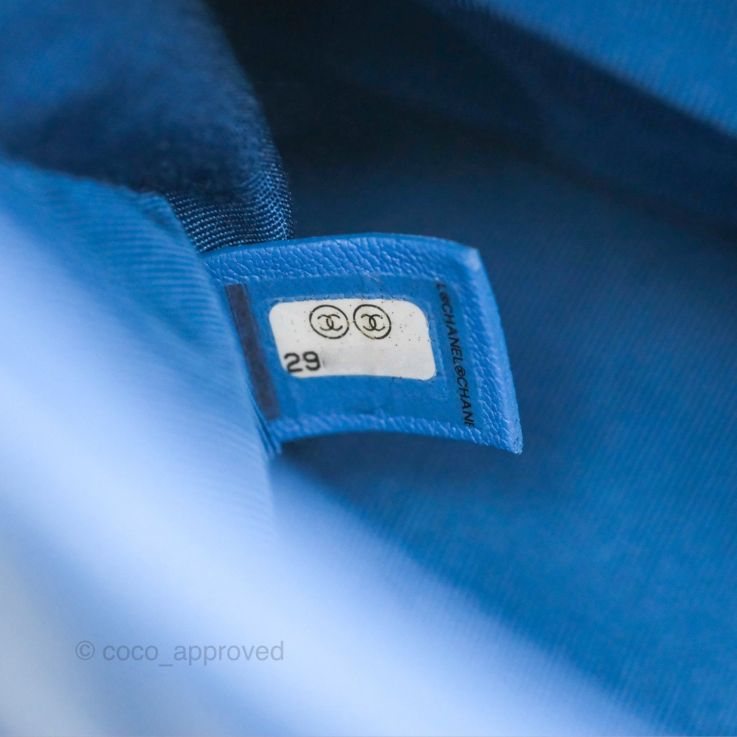 Chanel 19 Small Blue Mixed Hardware